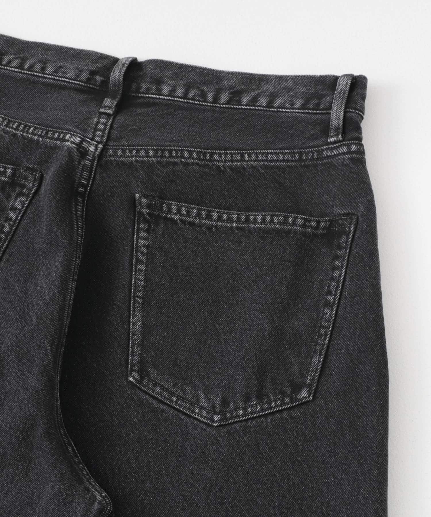 13.5oz DENIM WIDE PANTS BLACK S