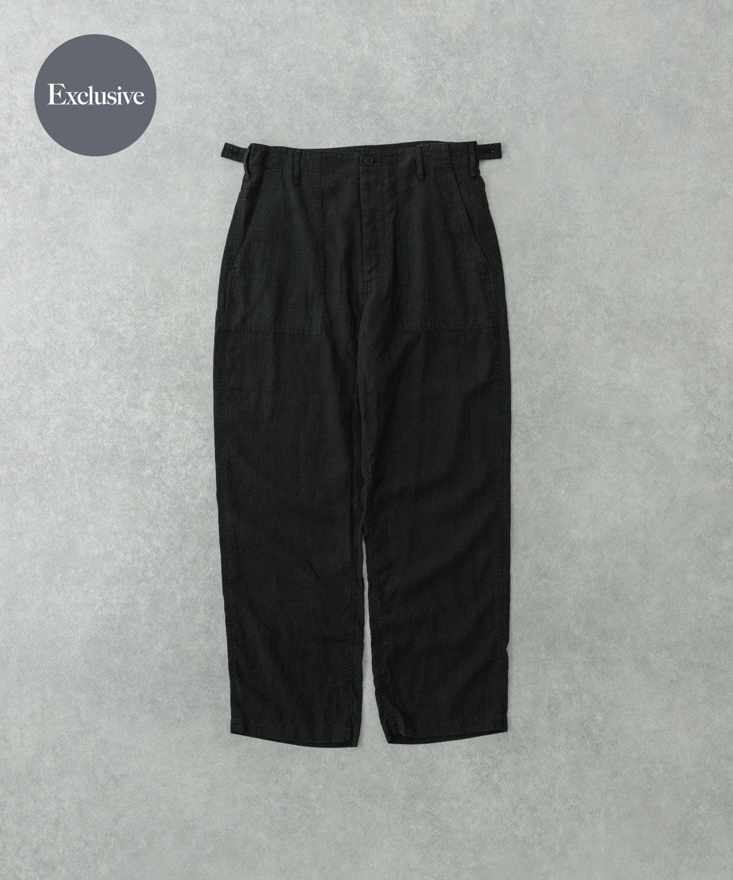 別注』LE VETEMENT ATLANTIQUE×UR ワークパンツ(M BLACK): ボトム