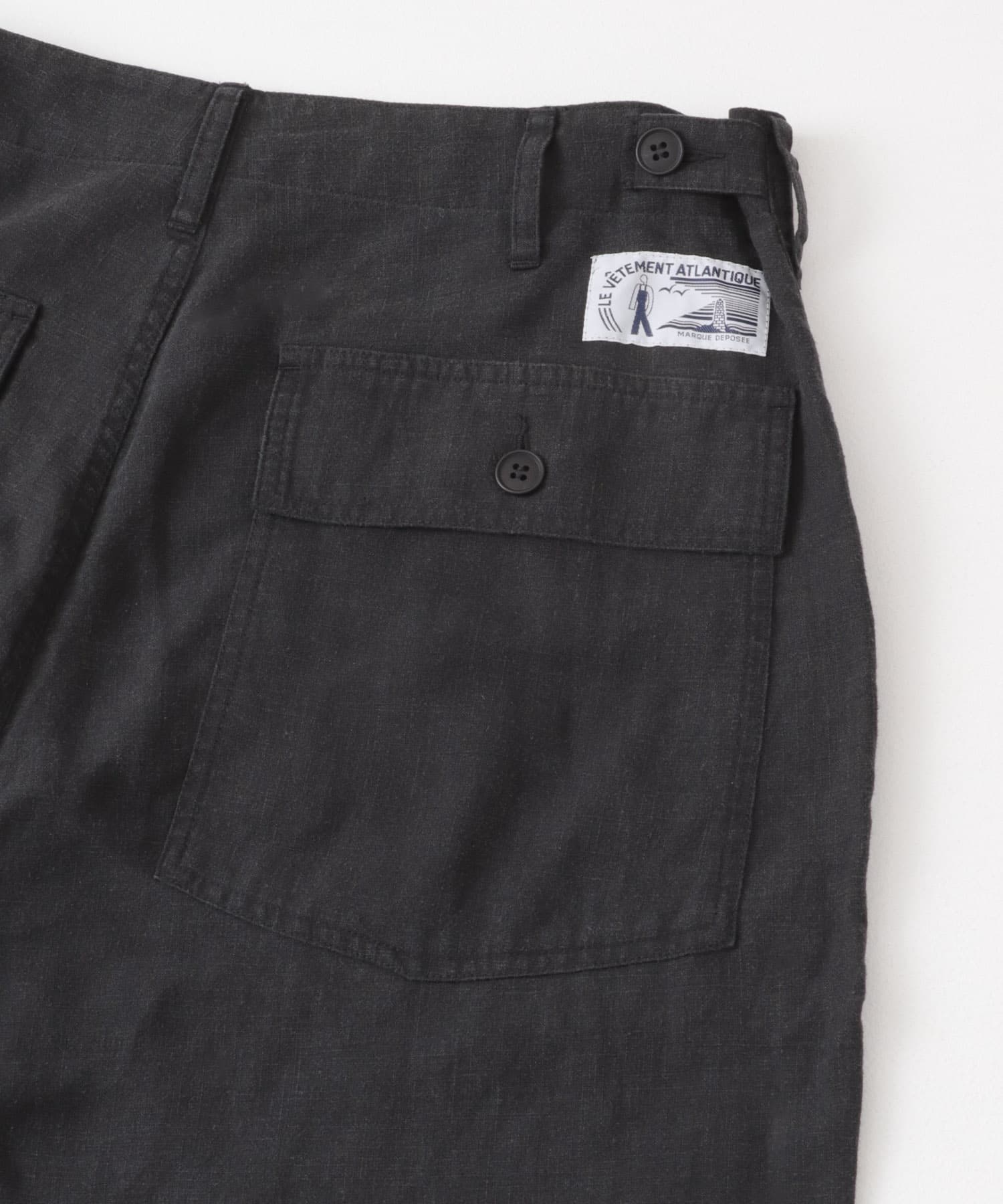 『別注』LE VETEMENT ATLANTIQUE×UR　ワークパンツ BLACK M