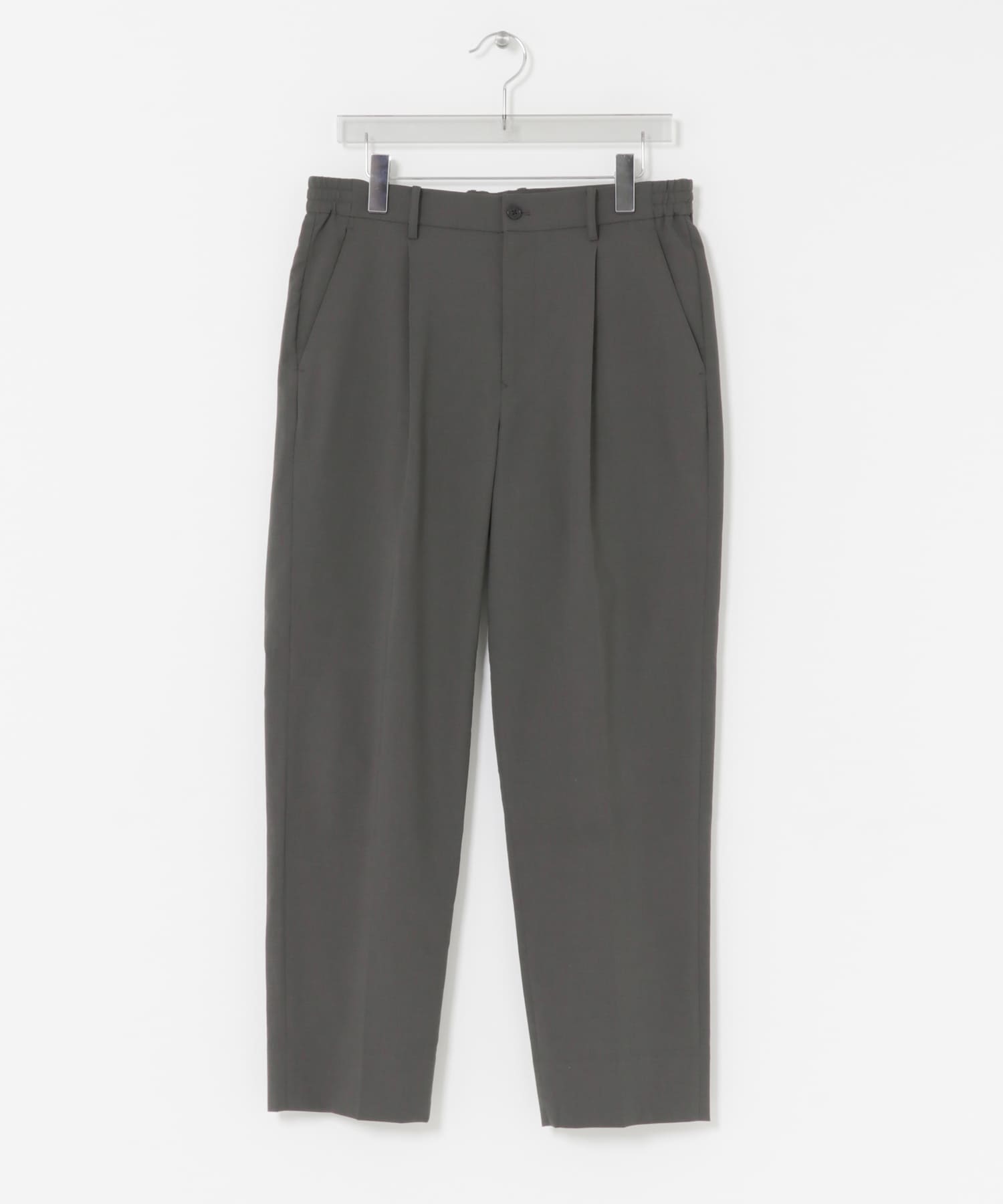 ウェザーストレッチテーパードスラックス CHARCOAL M