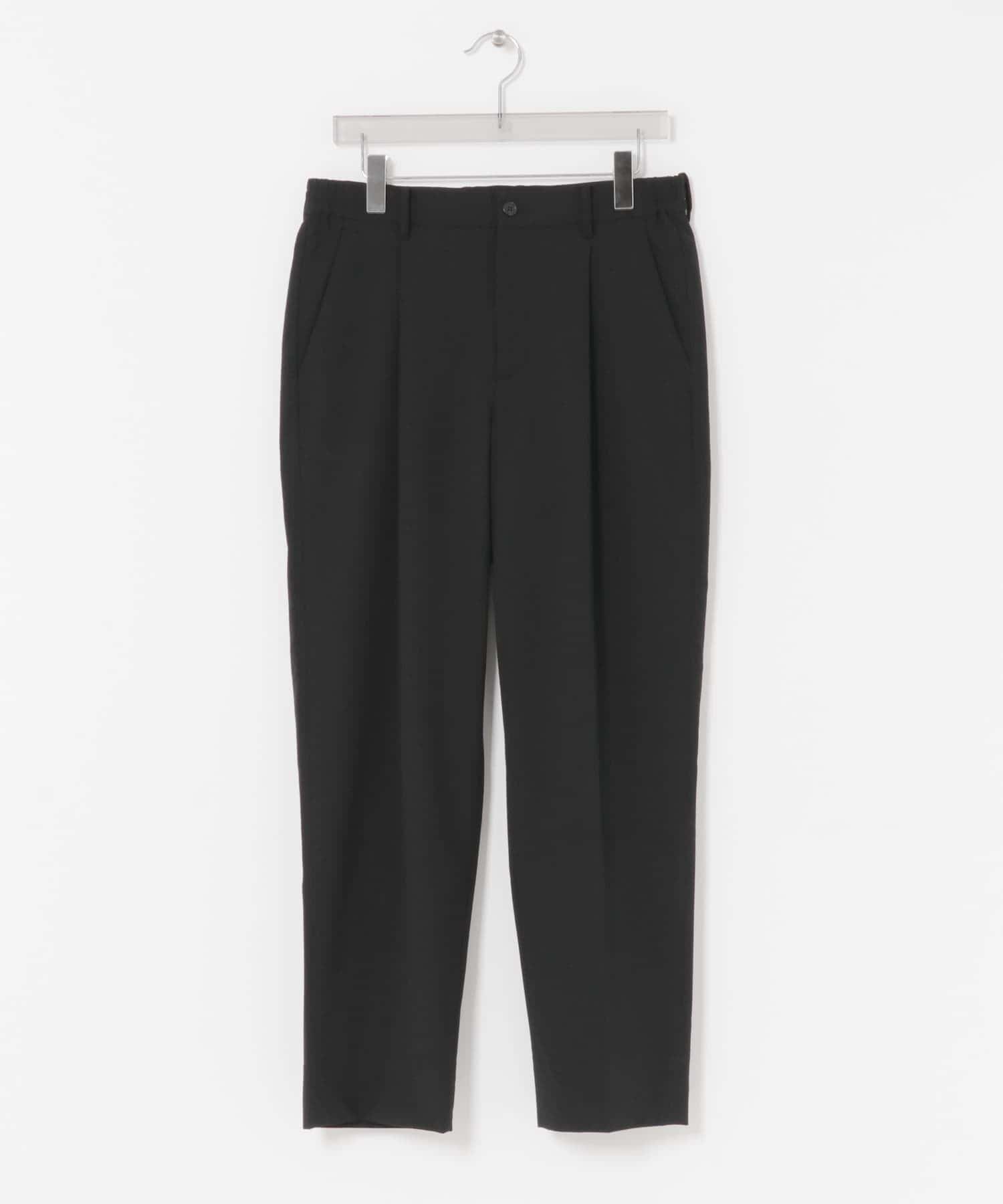 ウェザーストレッチテーパードスラックス BLACK M