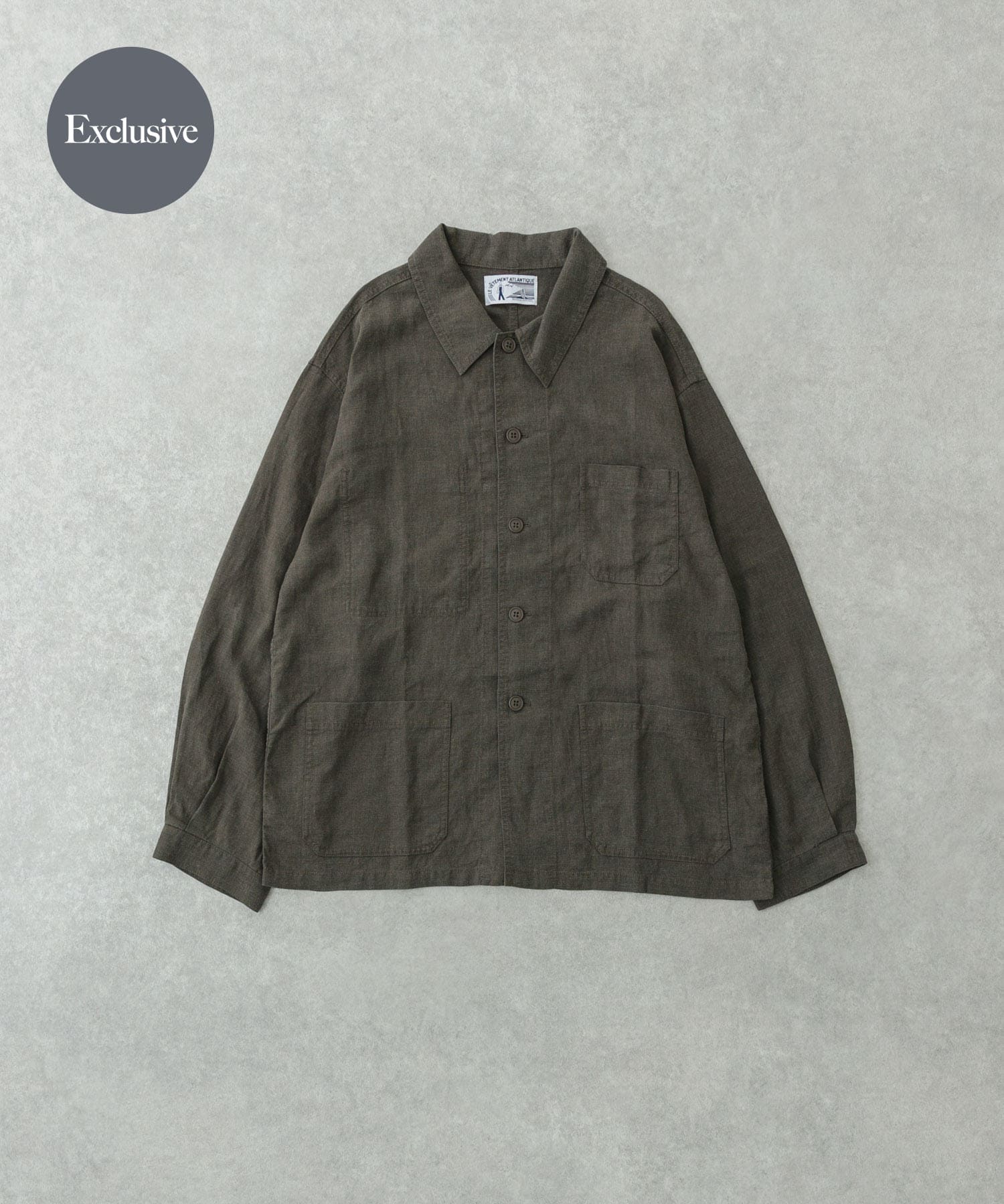 別注』LE VETEMENT ATLANTIQUE×UR ワークジャケット(M BLACK