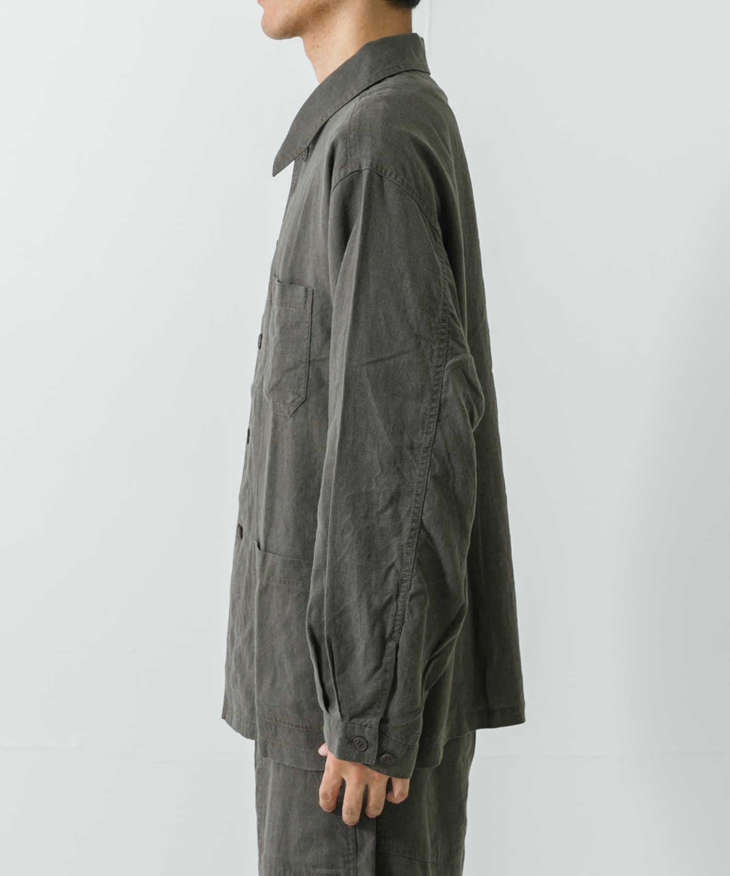 別注』LE VETEMENT ATLANTIQUE×UR ワークジャケット(M BLACK