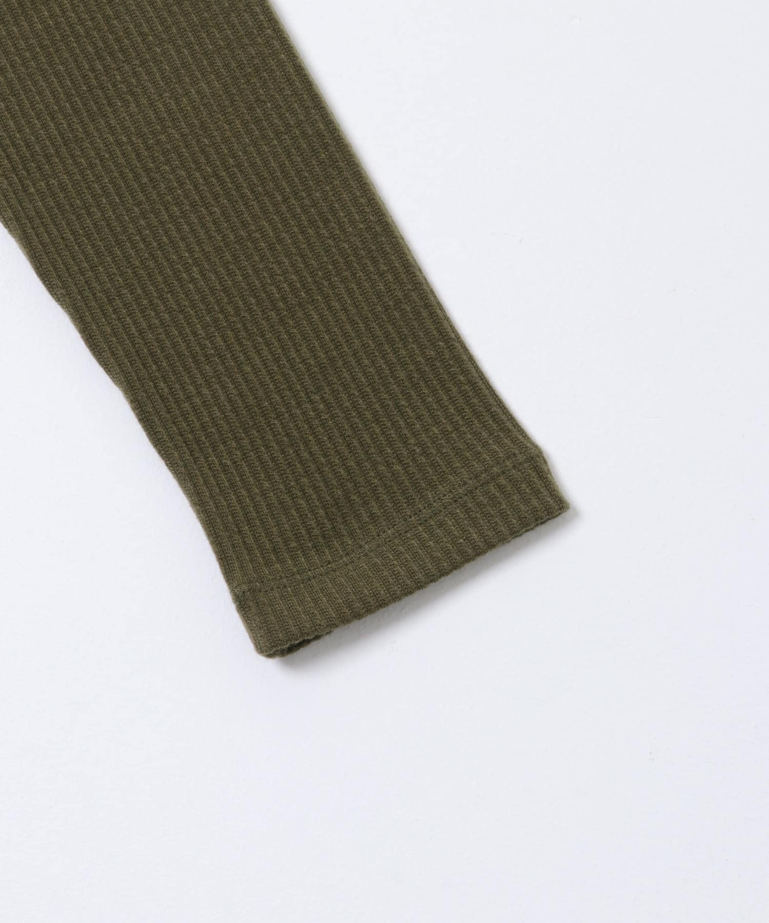 カットアウトリブトップス KHAKI FREE