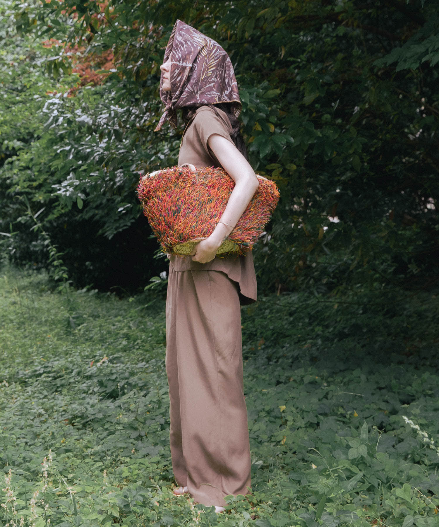 キュプラレーヨンフーディトップス BEIGE FREE