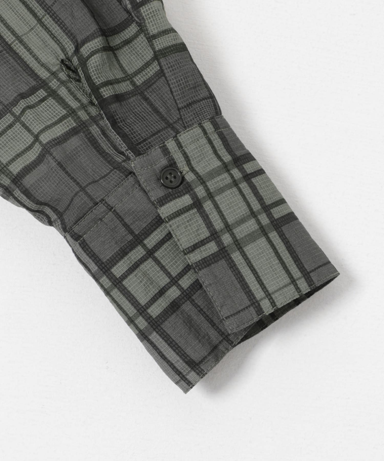 シアーチェックオーバーシャツ GRAY FREE