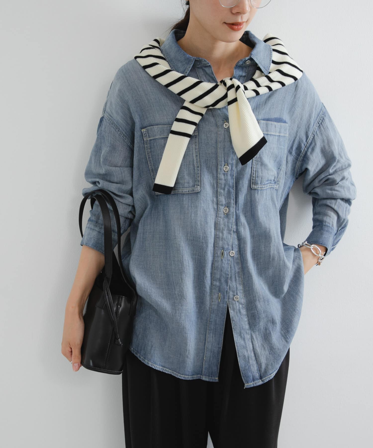 シアーデニムシャツ(FREE L.BLUE): トップス｜URBAN RESEARCH公式