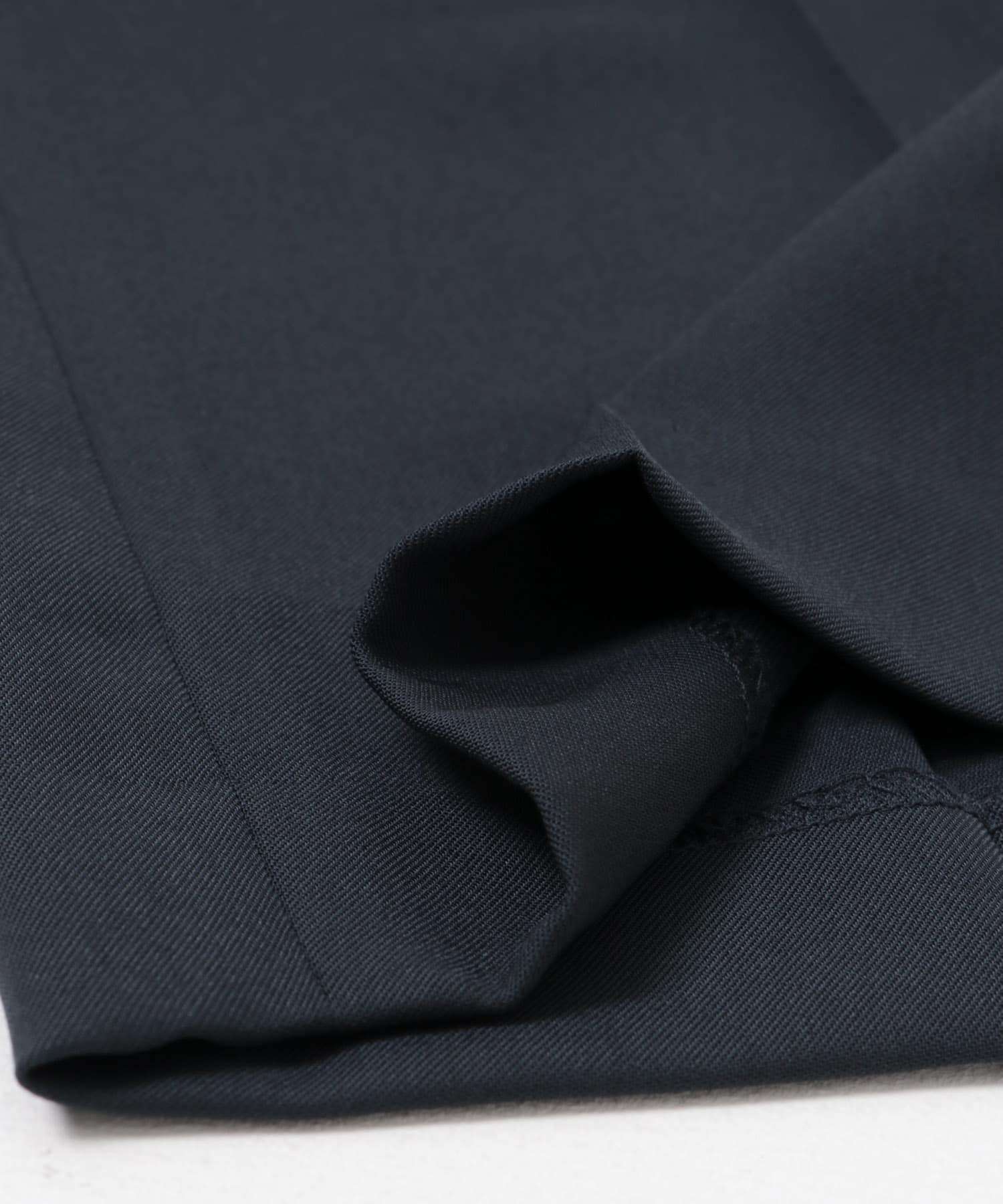 new basic　ダブルクロスキュプラパンツ NAVY 36