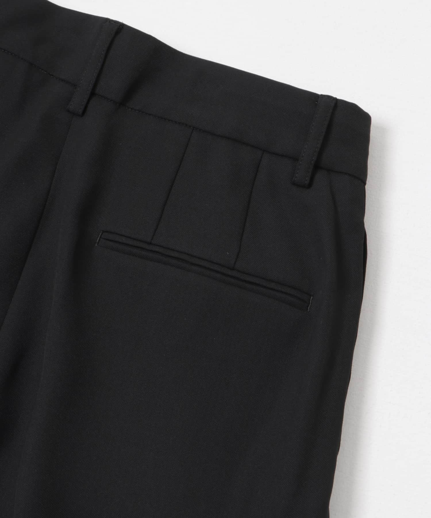 new basic　ダブルクロスキュプラパンツ BLACK 36