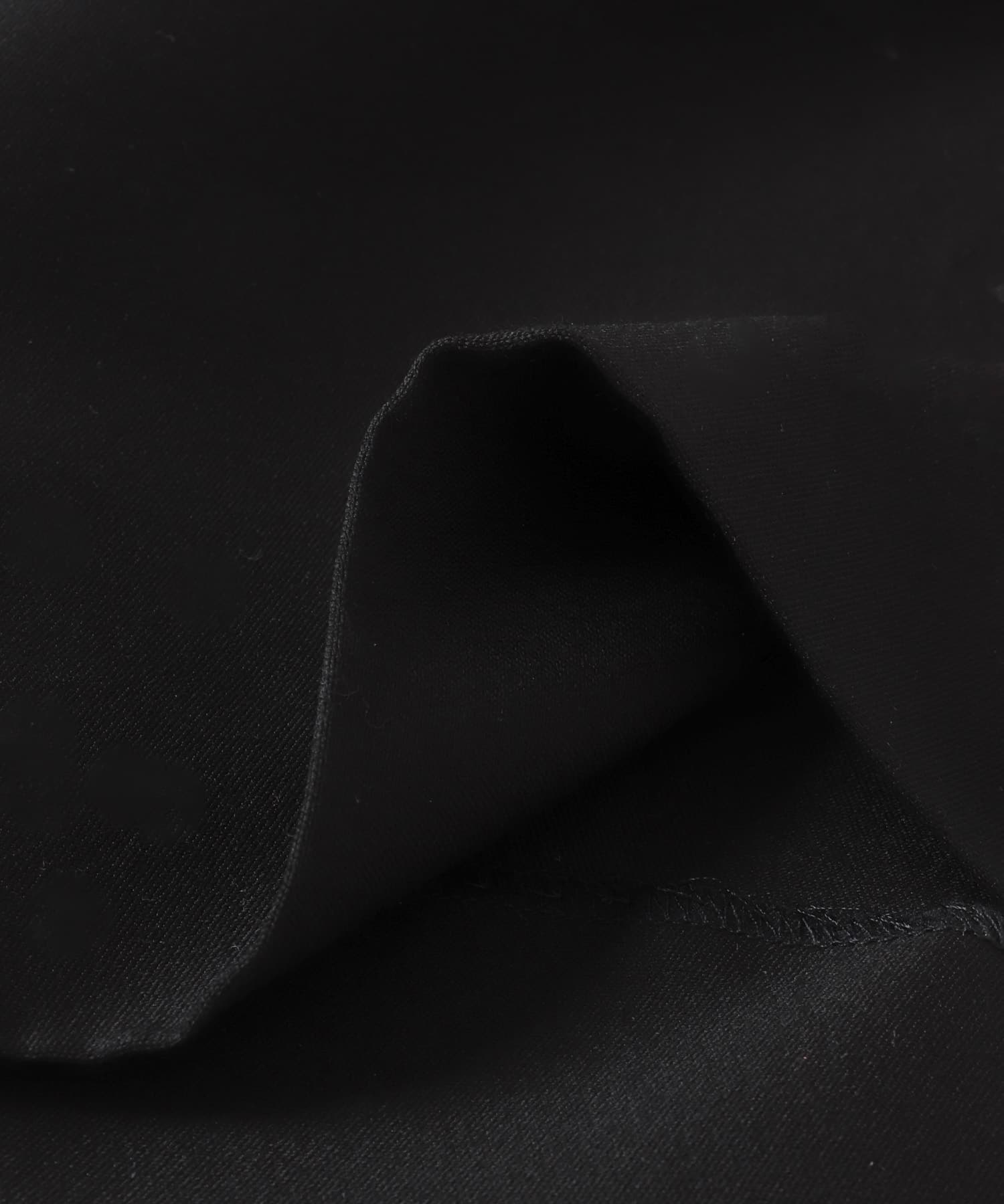 new basic　WOOL SILK WIDE PANTS BLACK 36