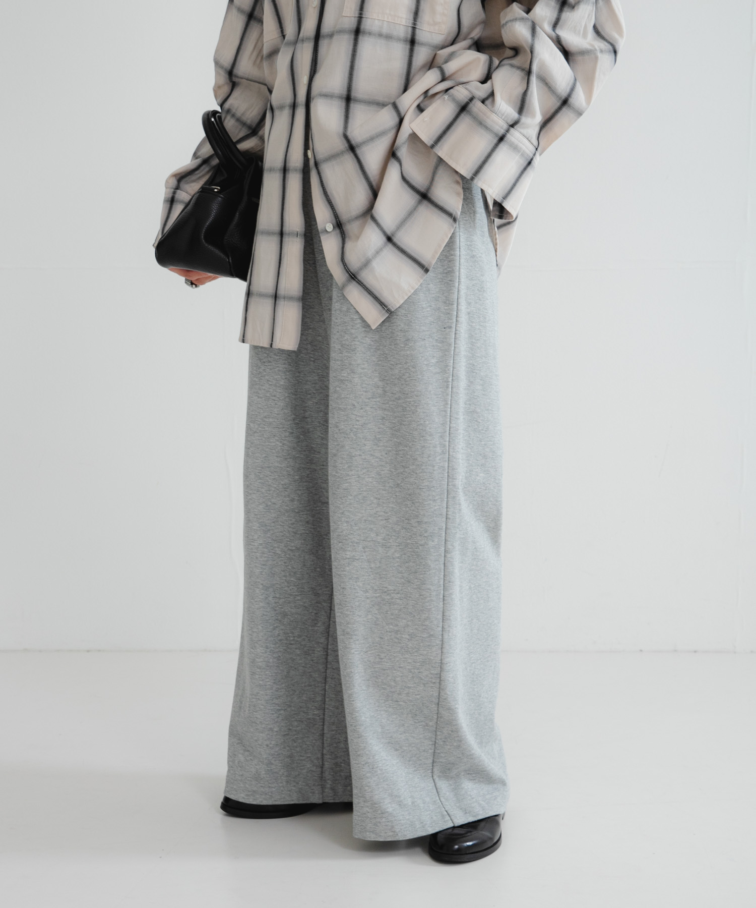 ミニ裏毛イージーカットパンツ