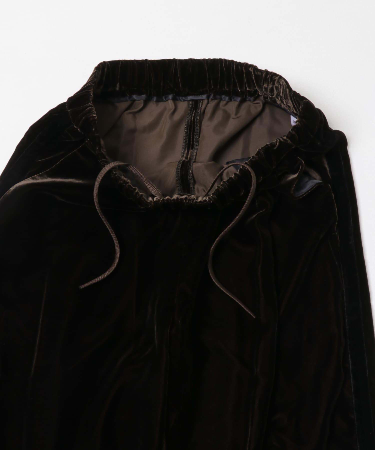 サイドラインベロアイージーパンツ BROWN 36