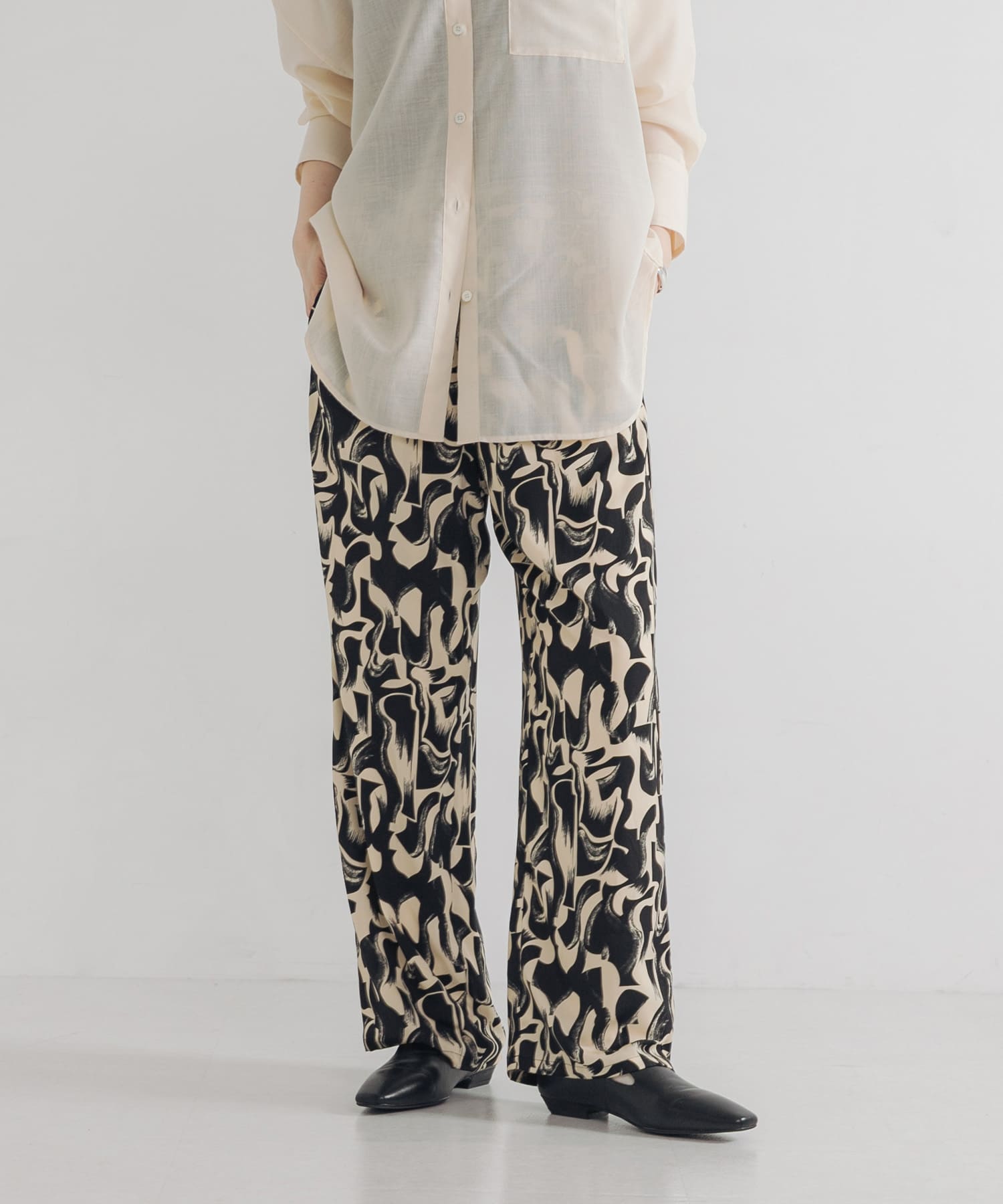 SPRINTEX レトロプリントパンツ