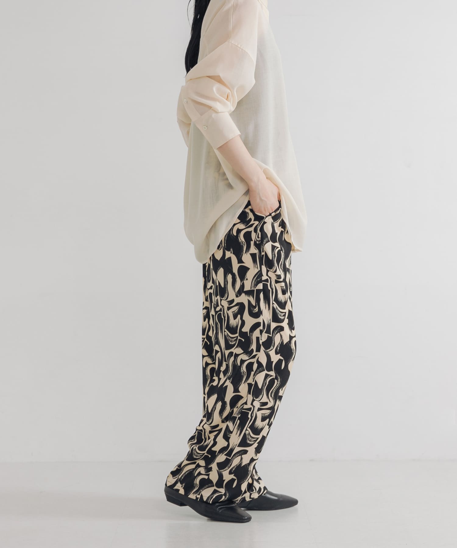 SPRINTEX レトロプリントパンツ(FREE BLACK): ボトム｜URBAN RESEARCH