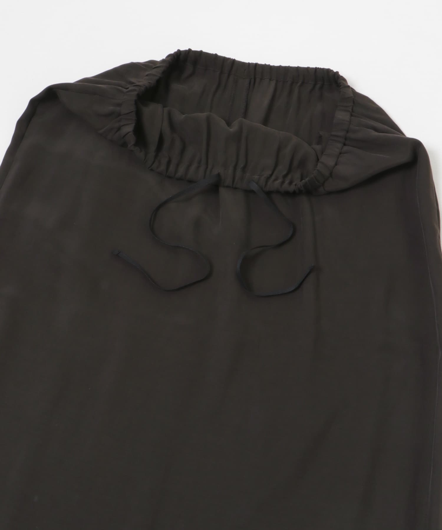 キュプラレーヨンギャザーIラインスカート BROWN 36