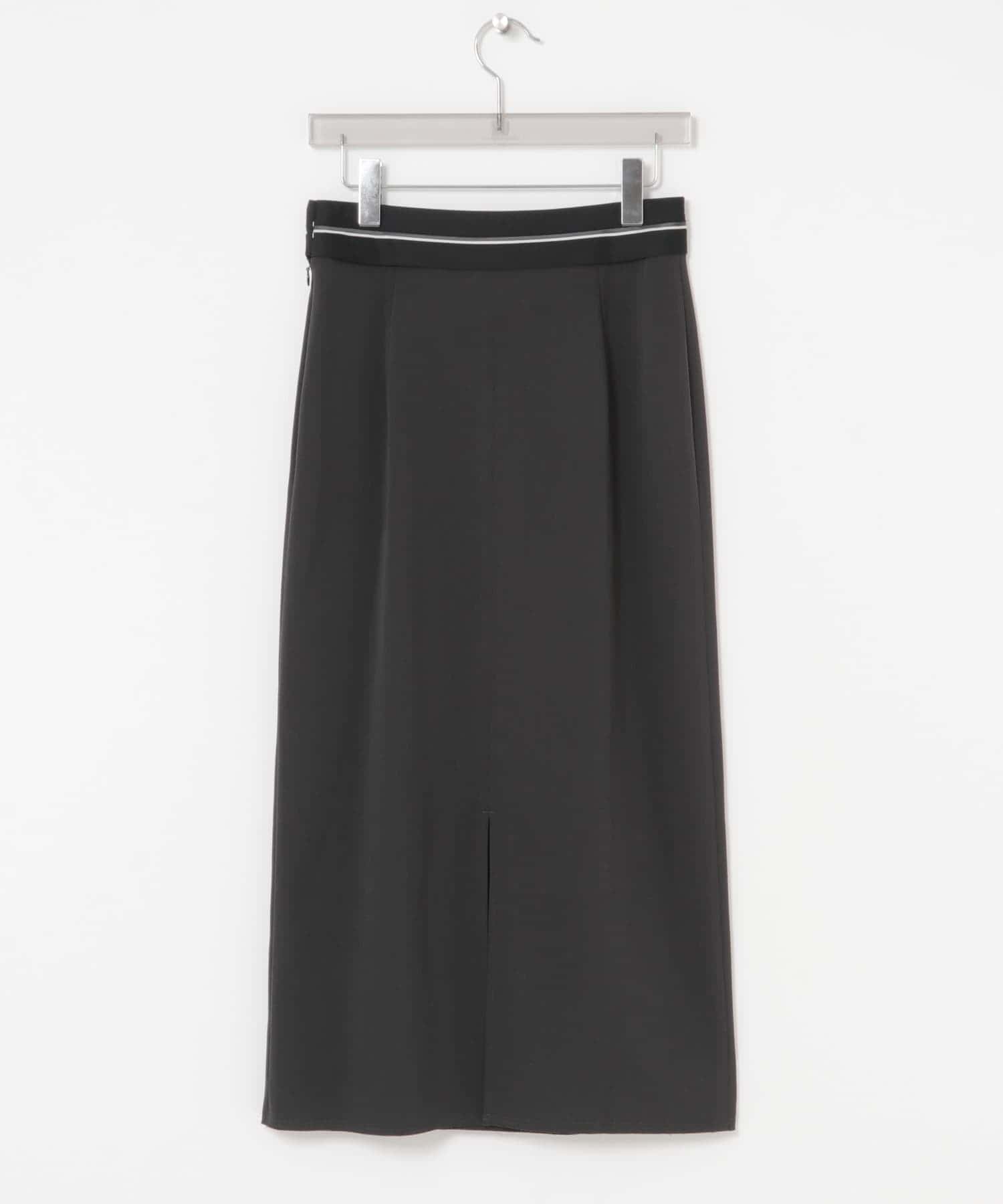 マーベルトストレートミディスカート INK BLK 36