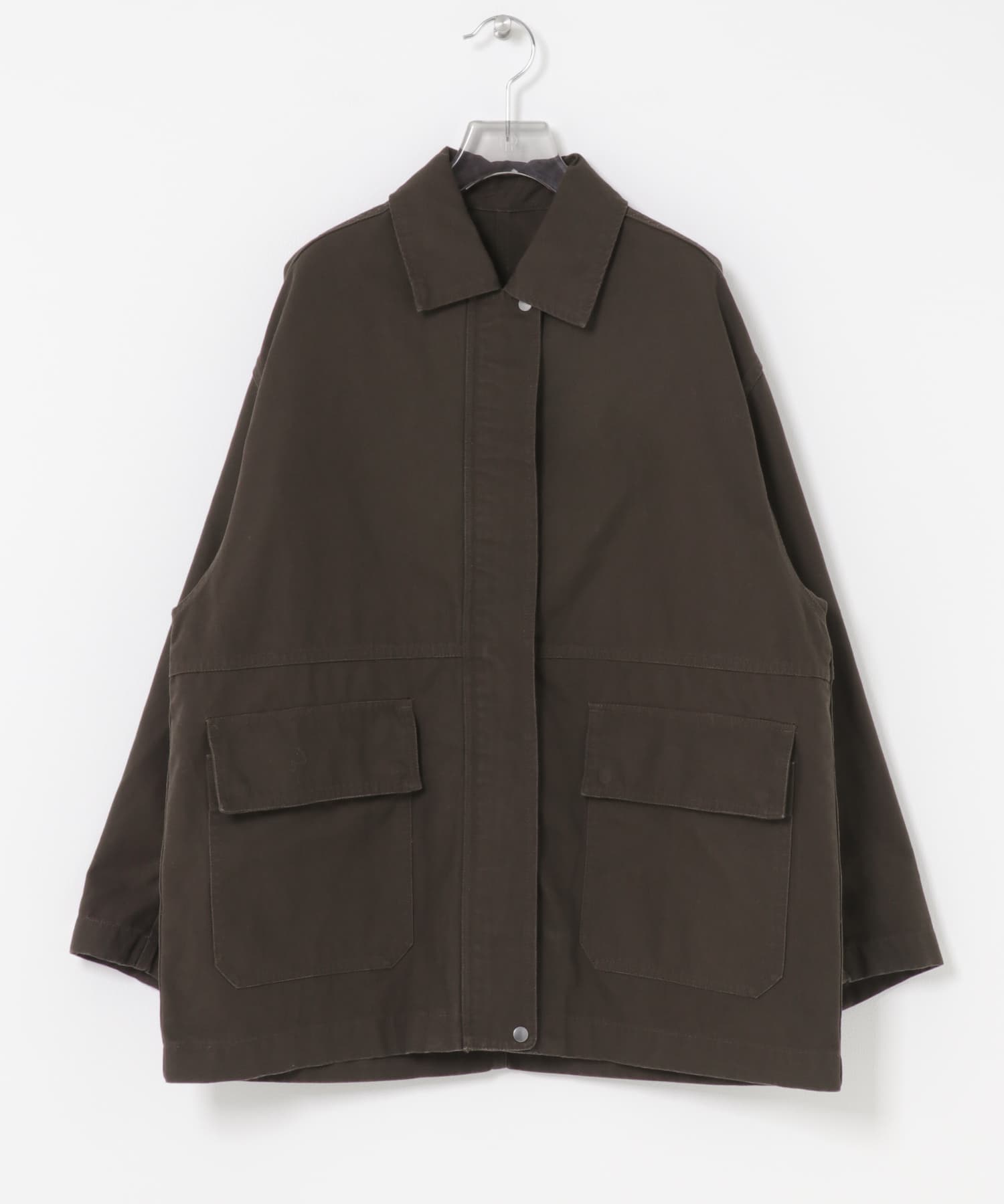 コットンオックスカバーオール BROWN FREE
