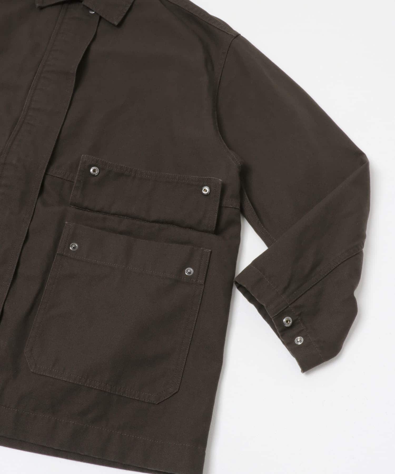 コットンオックスカバーオール BROWN FREE