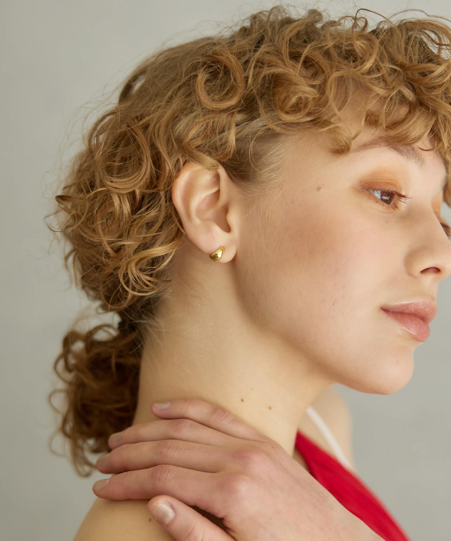 decor『デコール』　Plump Drop Pierce M GD GOLD -