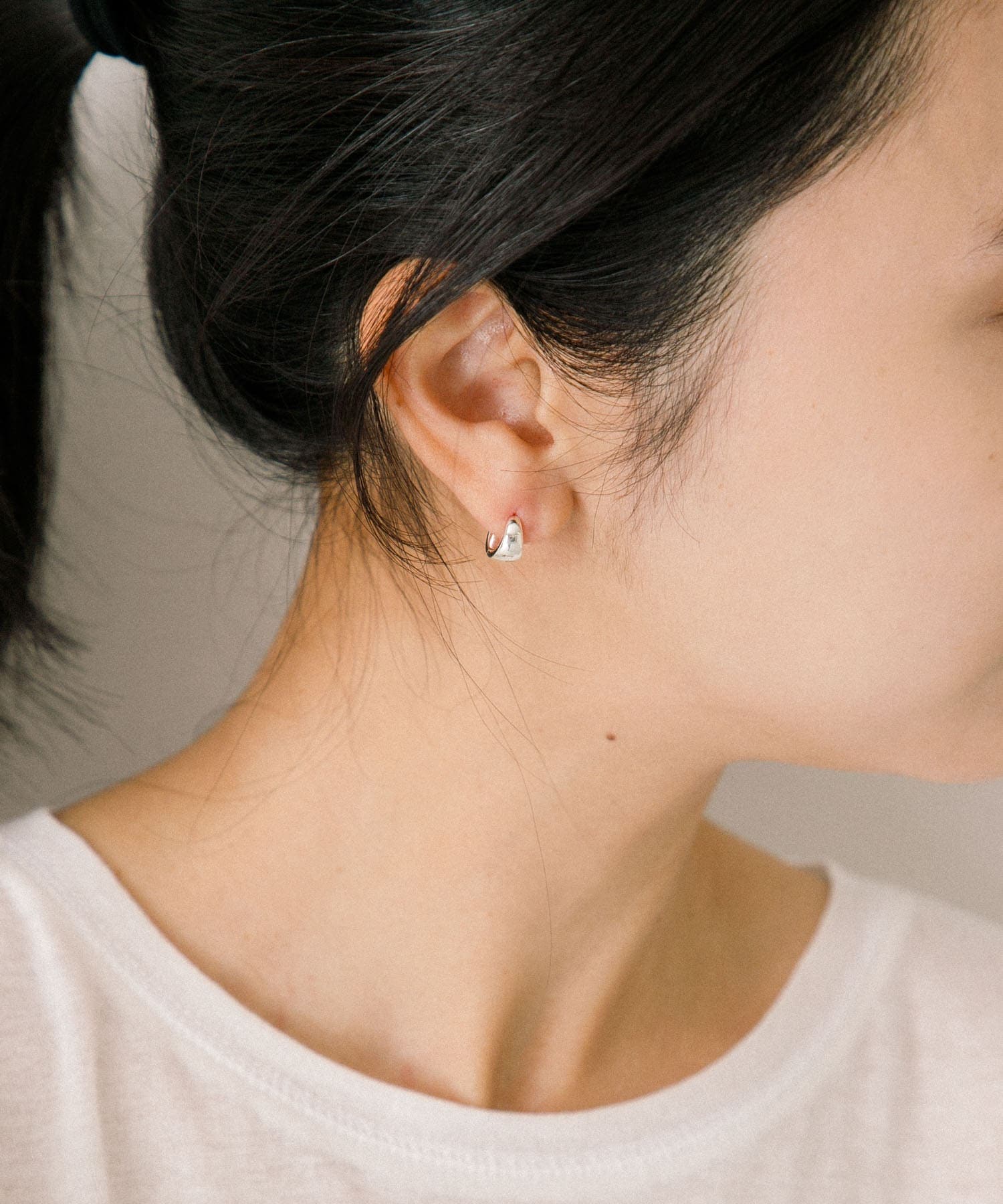 decor『デコール』　Plump Drop Pierce M SV SILVER -
