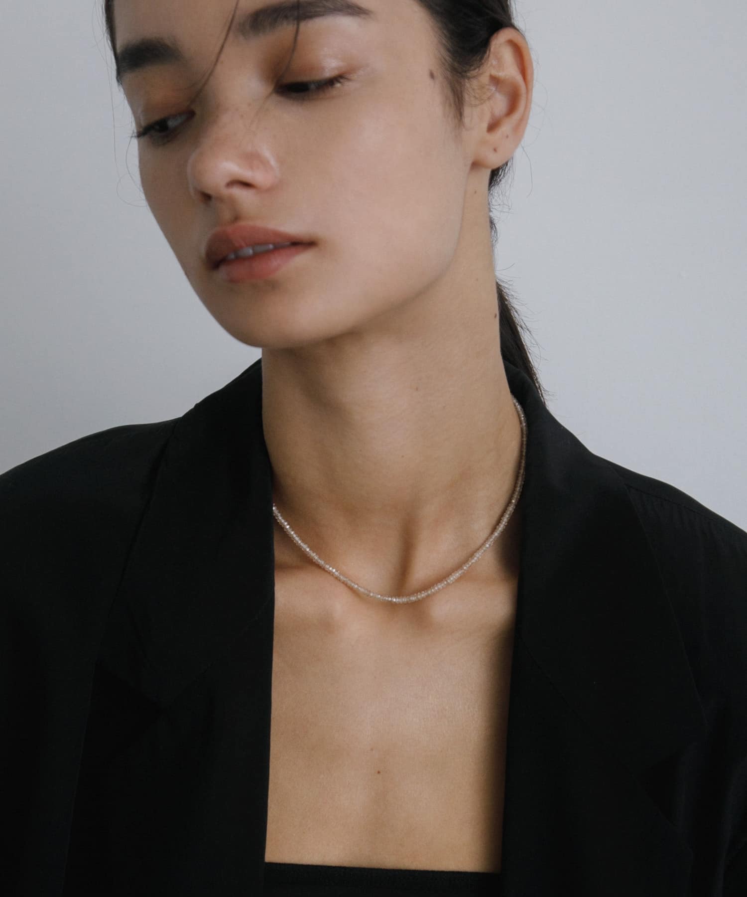 decor『デコール』　Zircon K10necklace