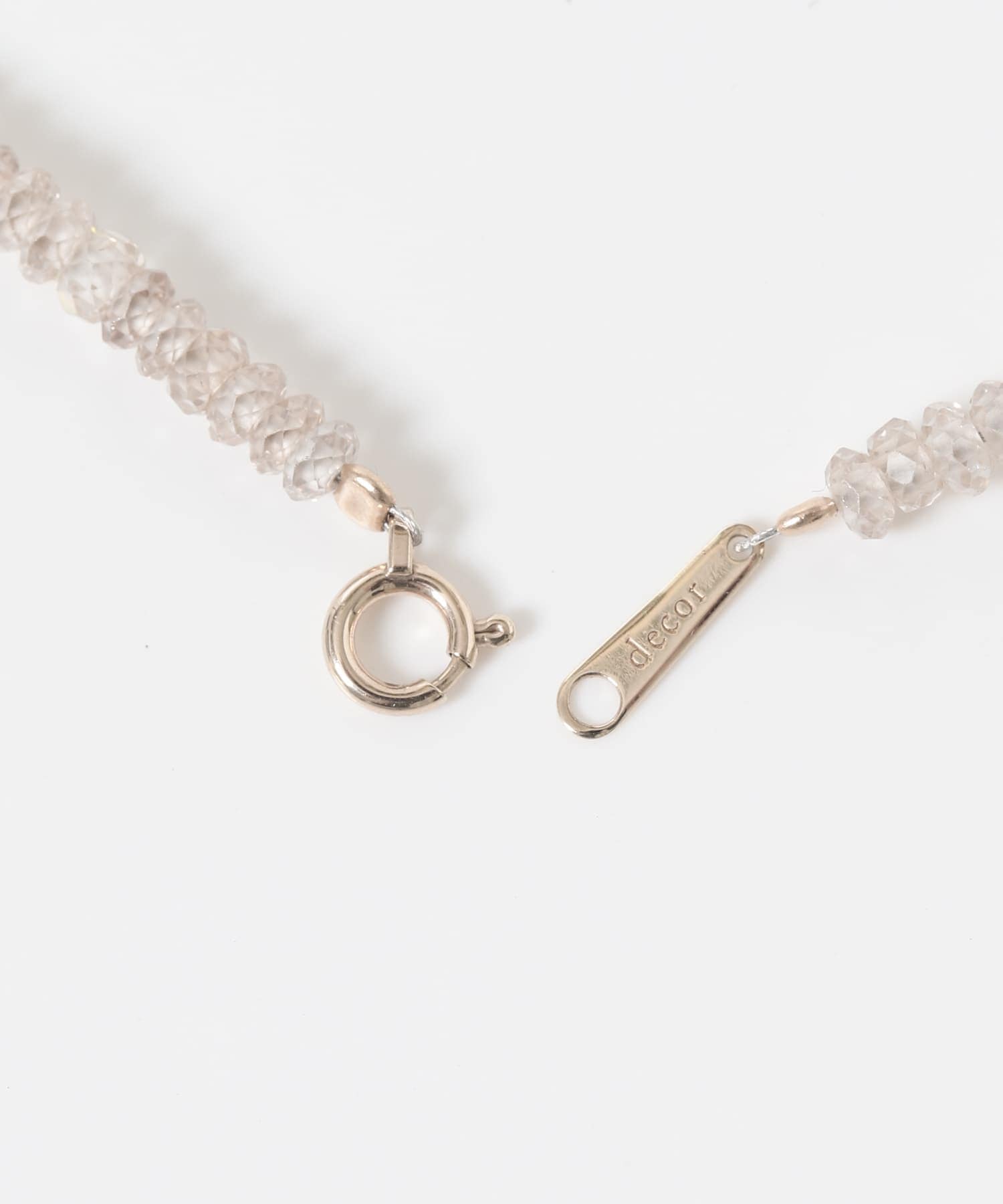 decor『デコール』　Zircon K10necklace K10 -