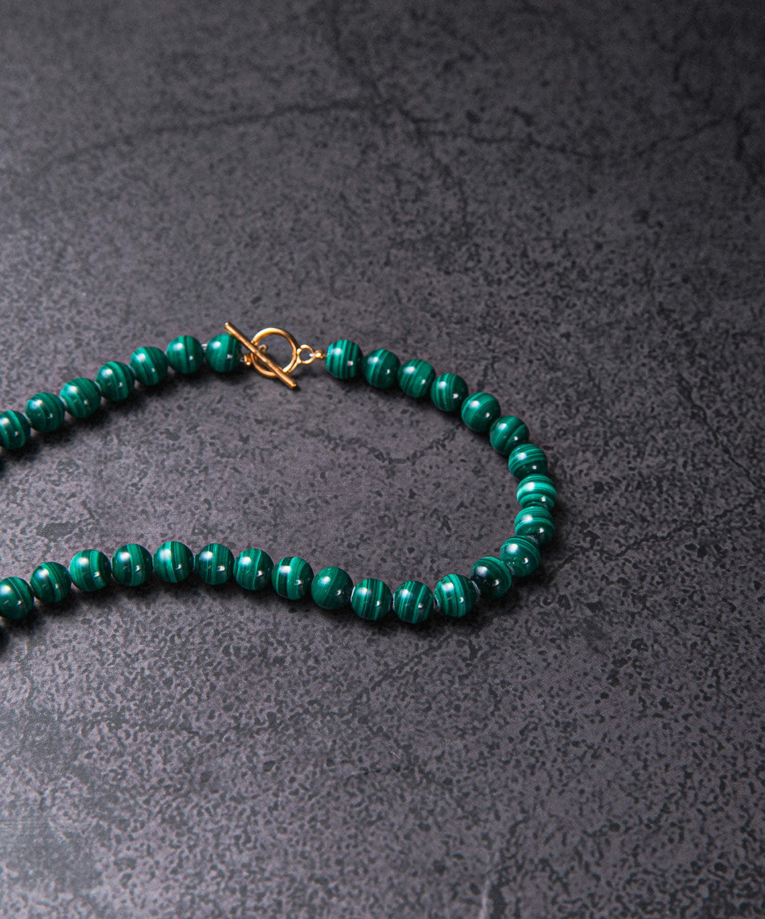 decor『デコール』　Malachite Necklace GD -