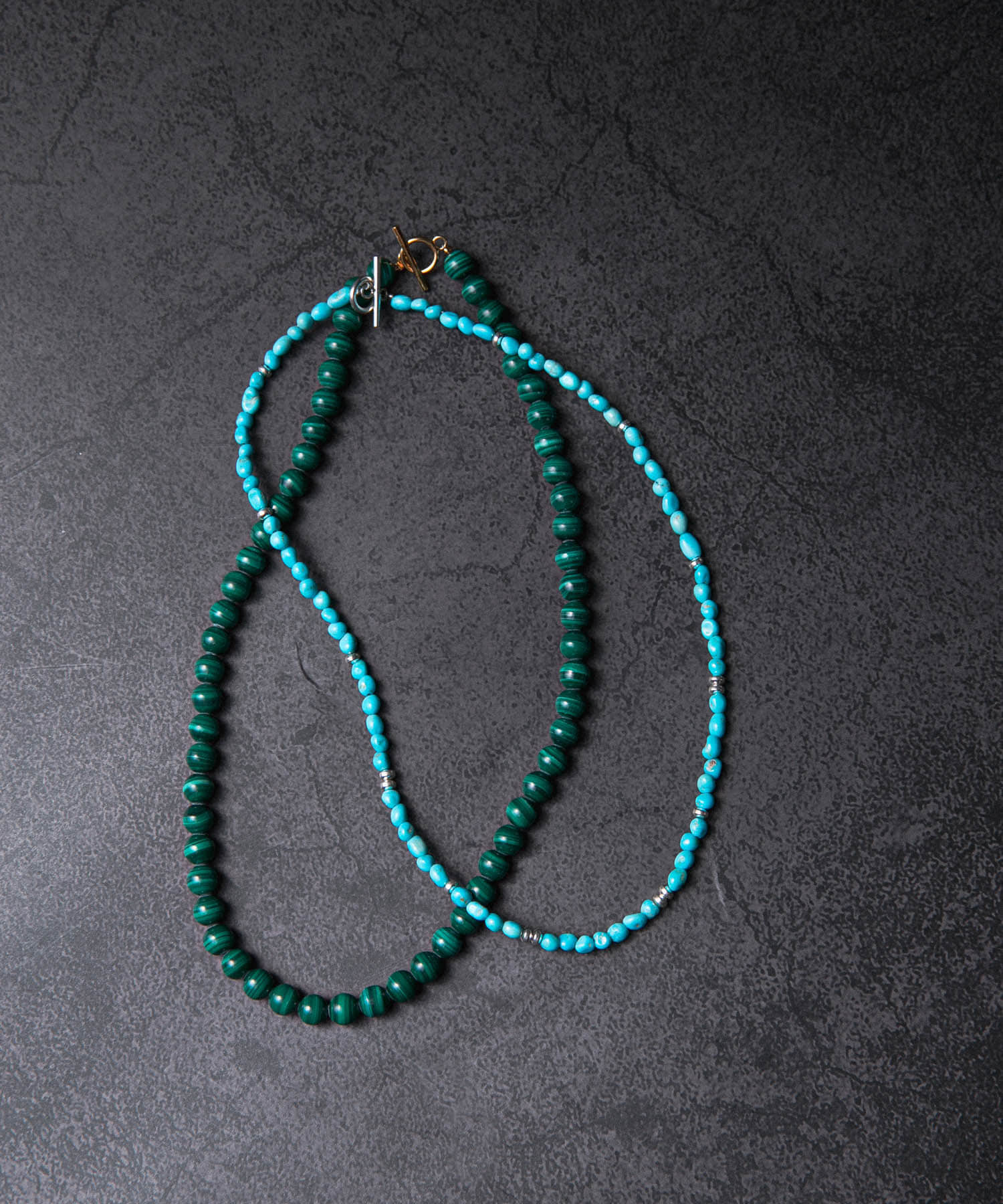 decor『デコール』　Malachite Necklace GD -