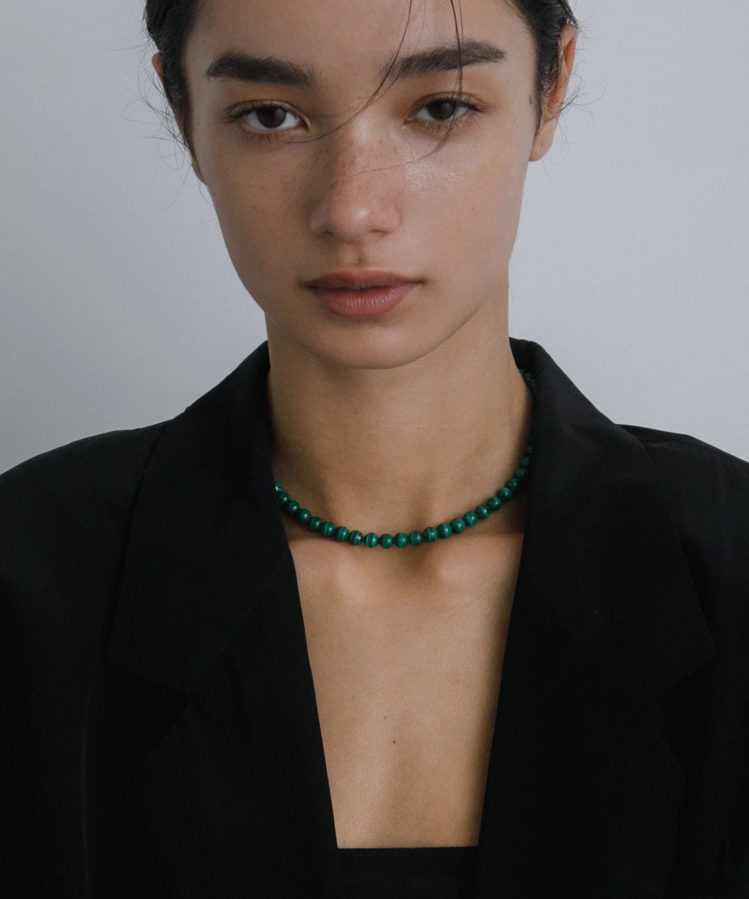 アクセサリー 316L Emerald Grid Necklace - Synchro1996 316L Emerald Grid Necklace - Synchro1996