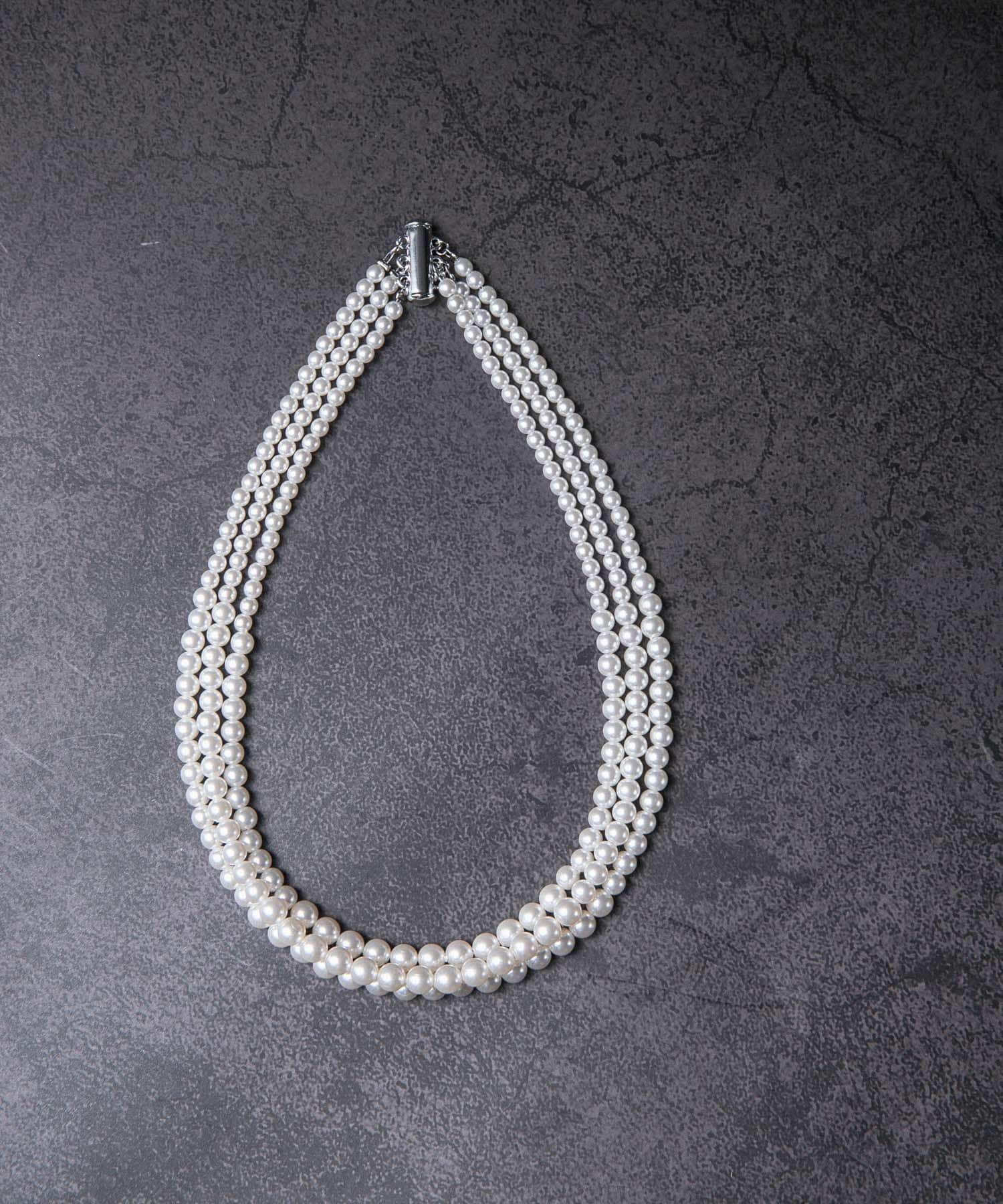 decor『デコール』　3Standpearlnecklace