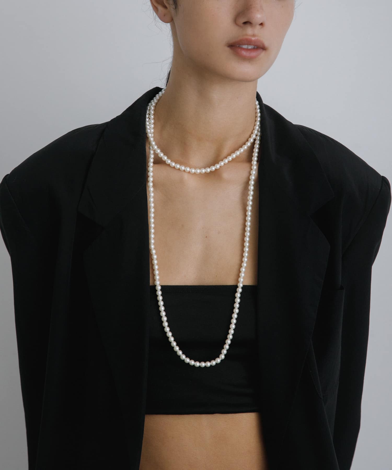 decor『デコール』　6mmPearllongnecklace pearl -