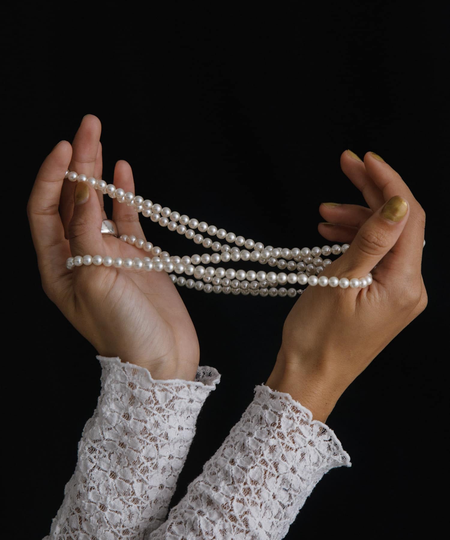 decor『デコール』　6mmPearllongnecklace pearl -