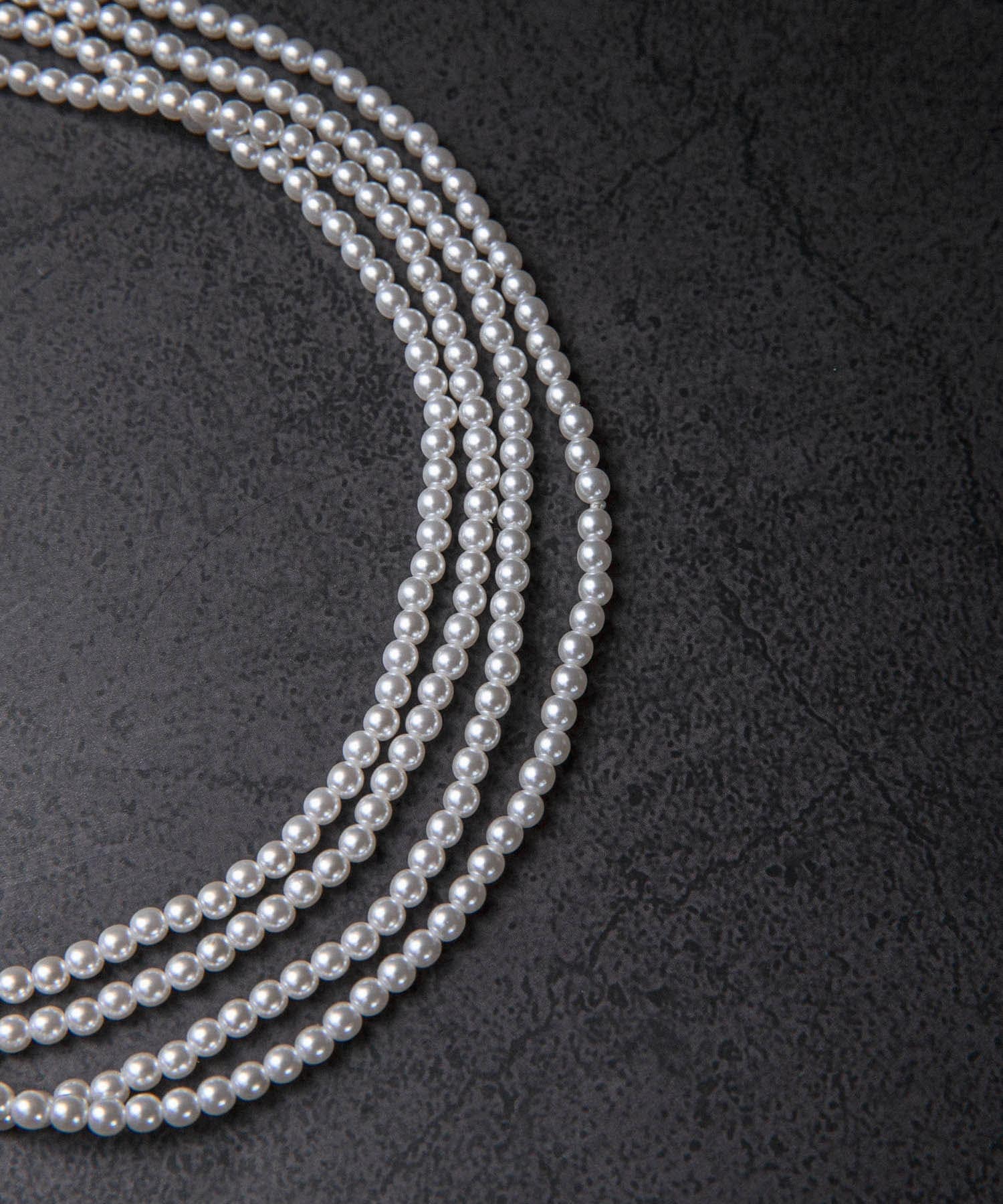 decor『デコール』　4mmPearllongnecklace pearl -