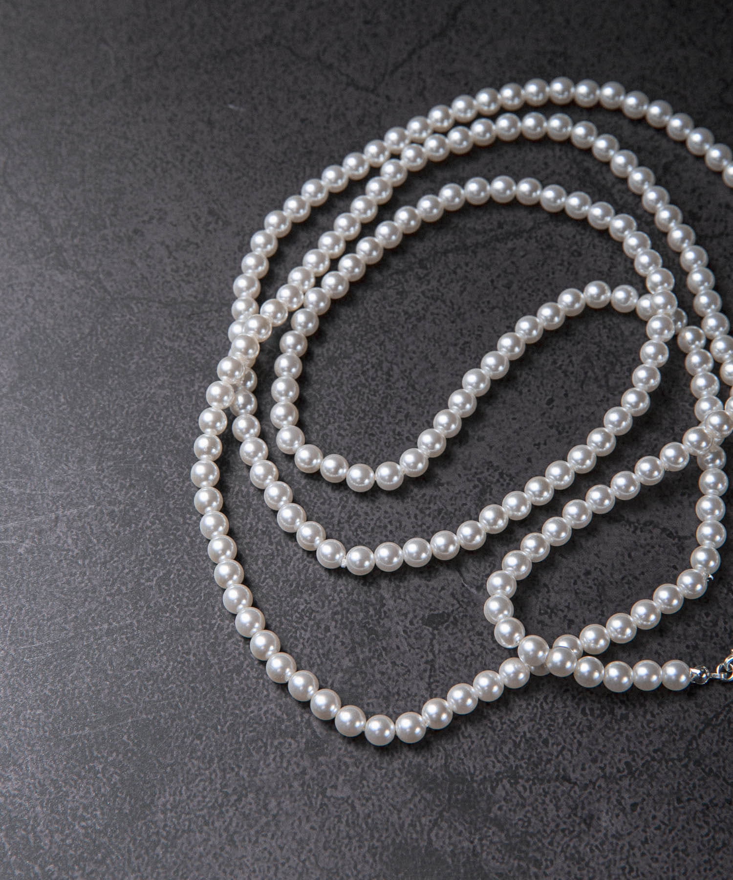 decor『デコール』　4mmPearllongnecklace pearl -