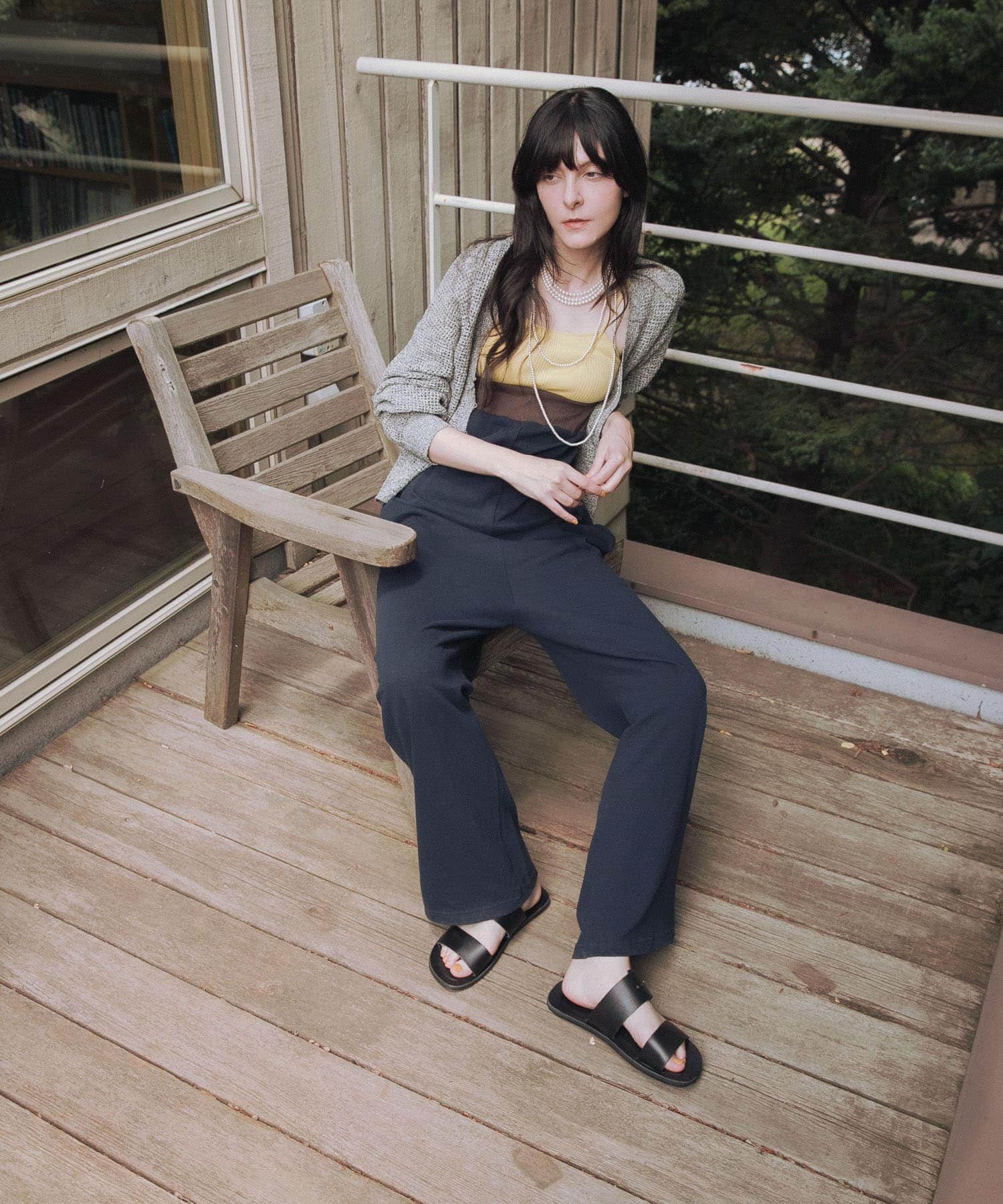 decor『デコール』　4mmPearllongnecklace pearl -