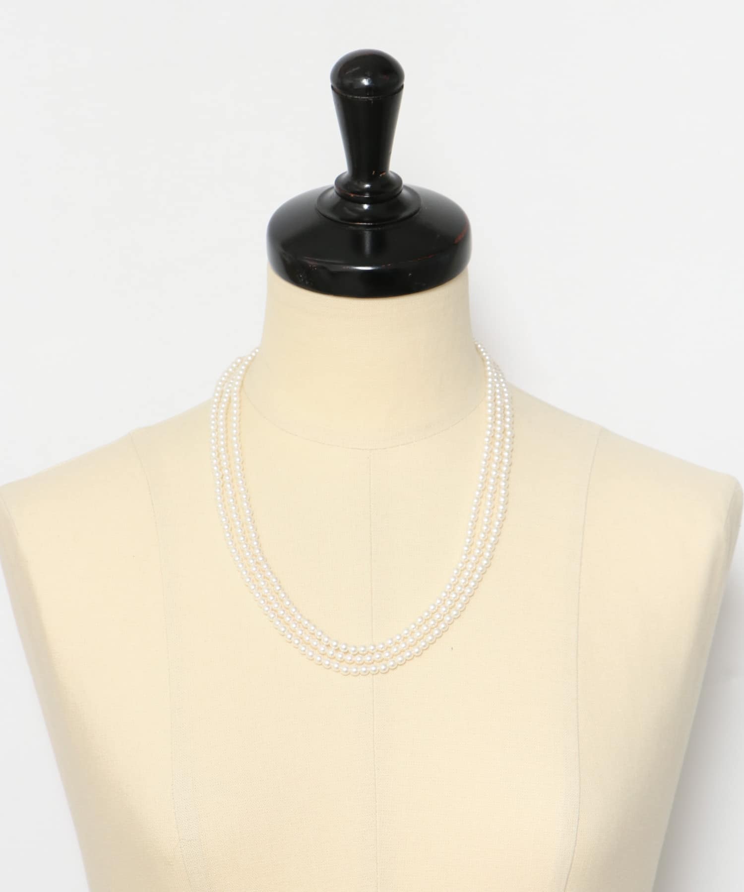 decor『デコール』　4mmPearllongnecklace pearl -