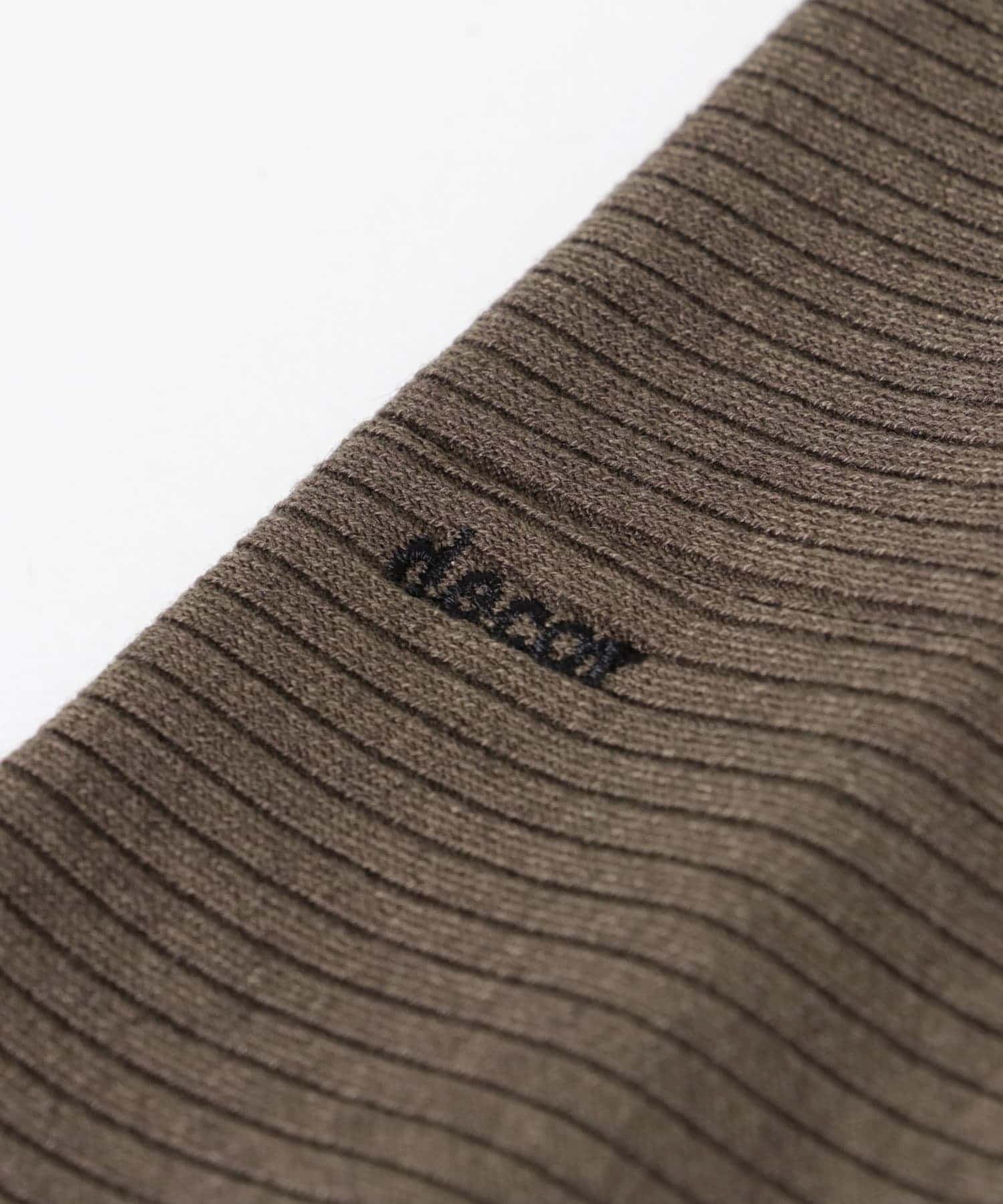 decor『デコール』　Rib Wide Hairband BROWN -