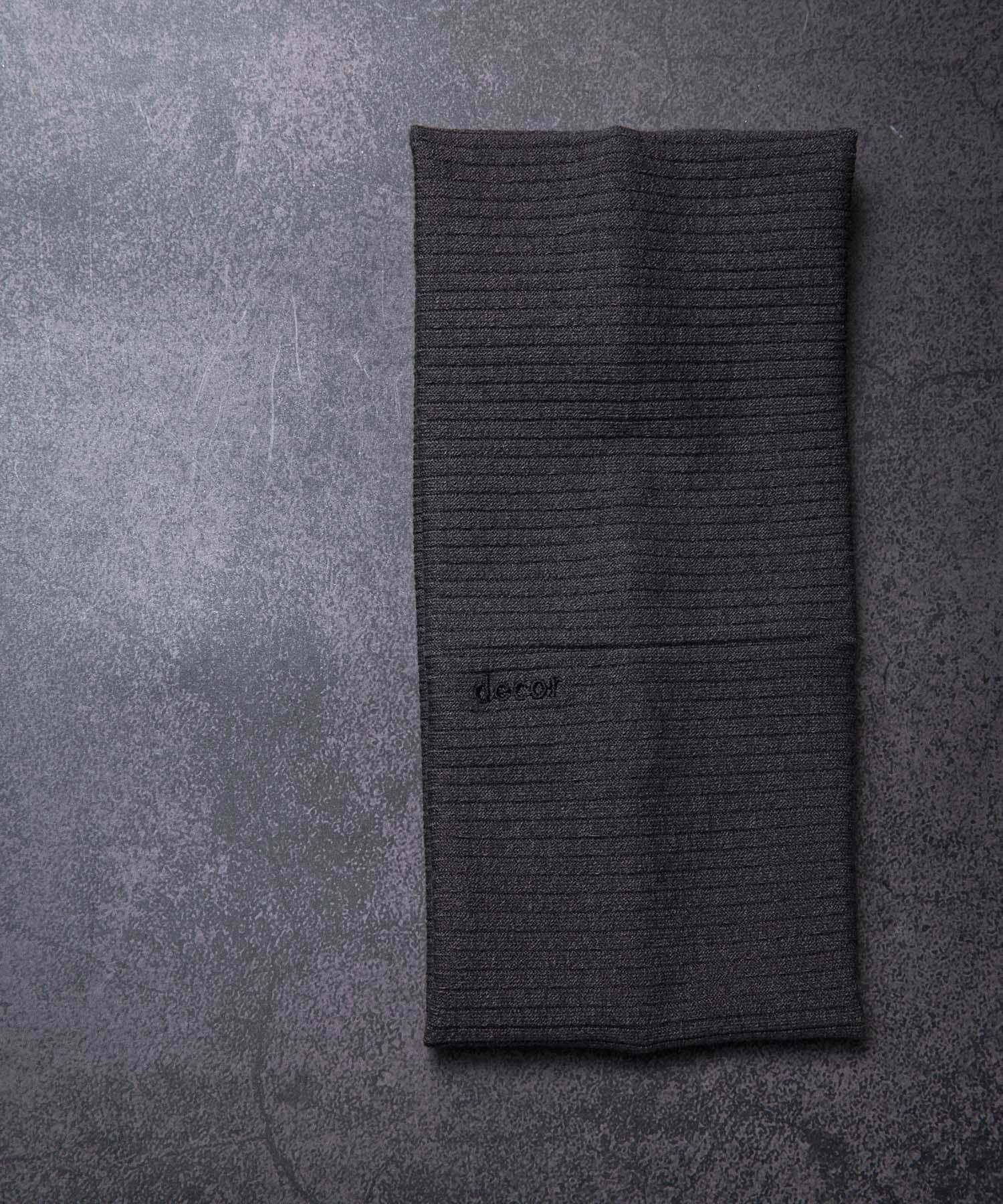 decor『デコール』　Rib Wide Hairband GRAY -