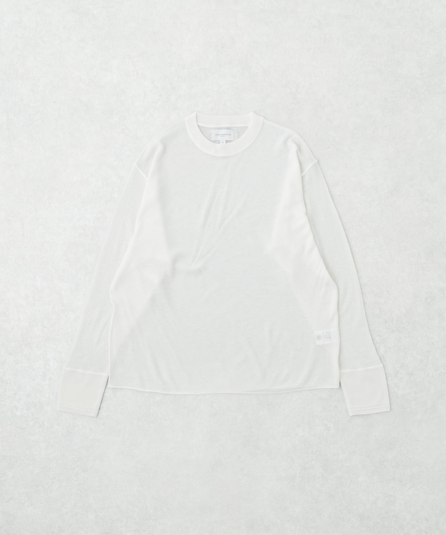 new basic　LOA LONG-SLEEVE KNIT T-SHIRTS NATURAL M