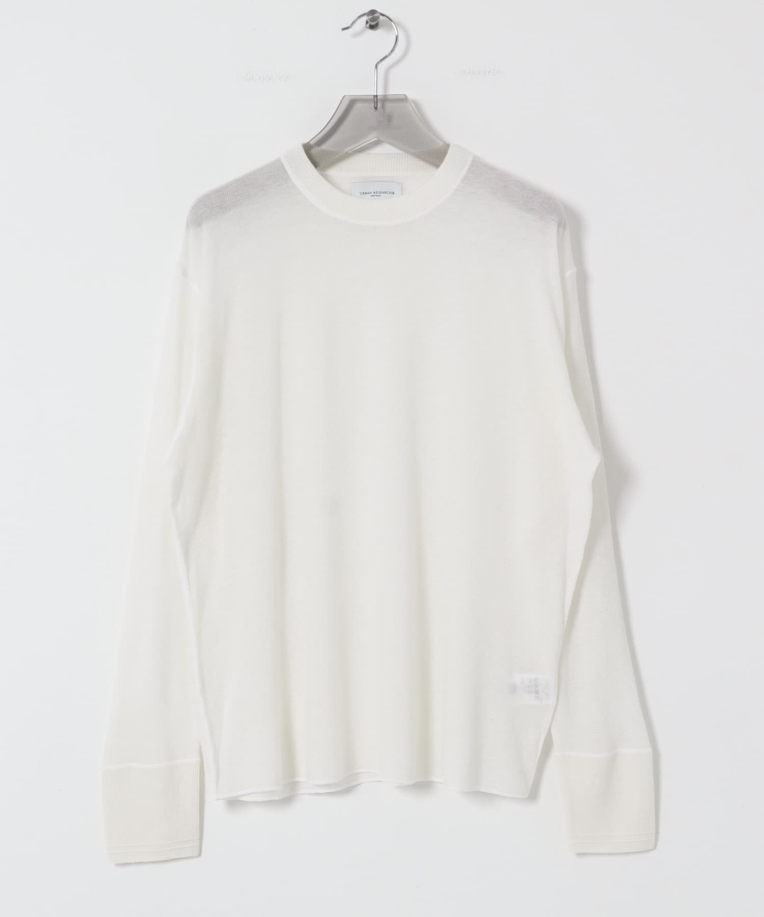 new basic　LOA LONG-SLEEVE KNIT T-SHIRTS NATURAL M