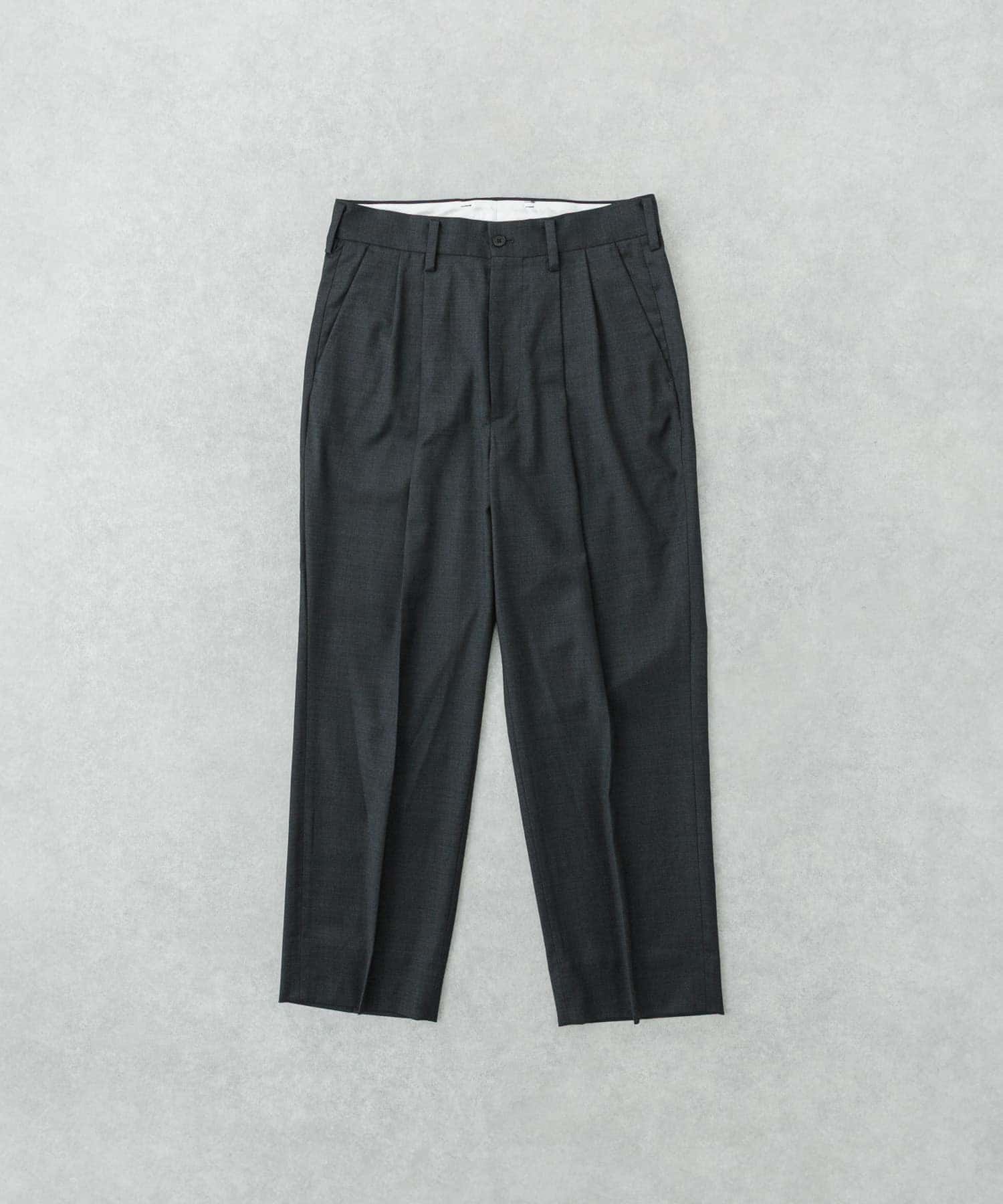 new basic　Wool Silk Gabardine Pants