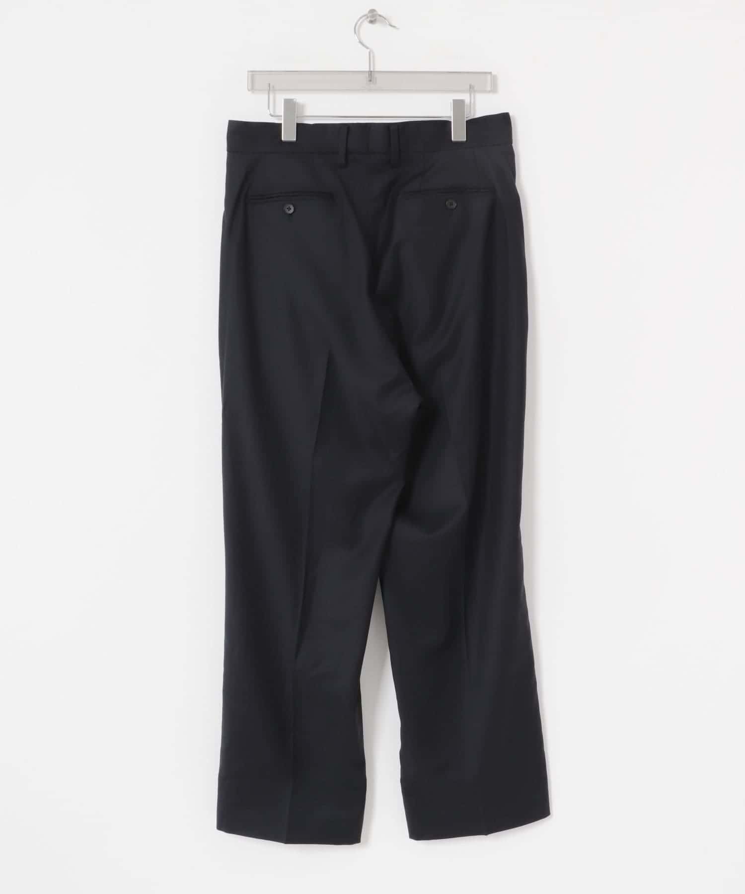 new basic Wool Silk Gabardine Pants(M BLACK): ボトム｜URBAN