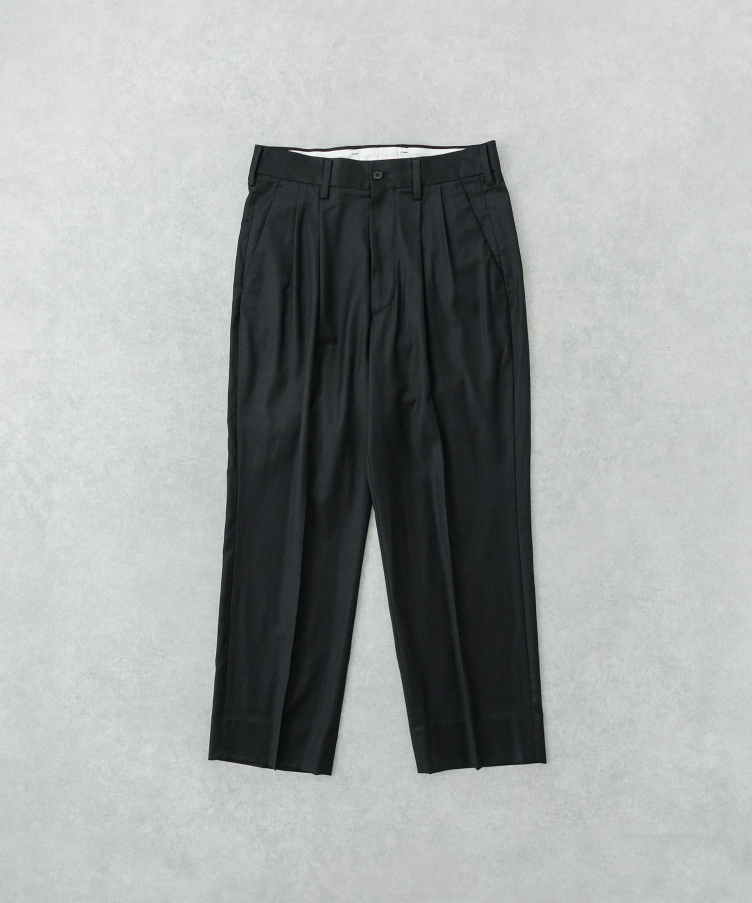 new basic　Wool Silk Gabardine Pants