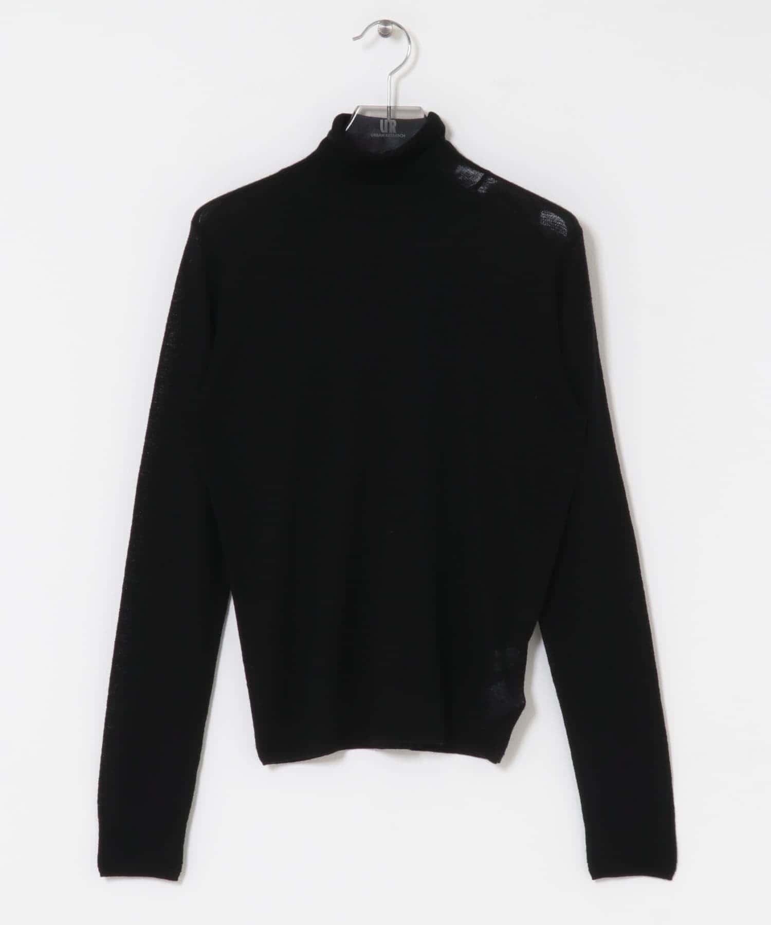 new basic　LOA THERMAL TURTLEKNIT BLACK FREE