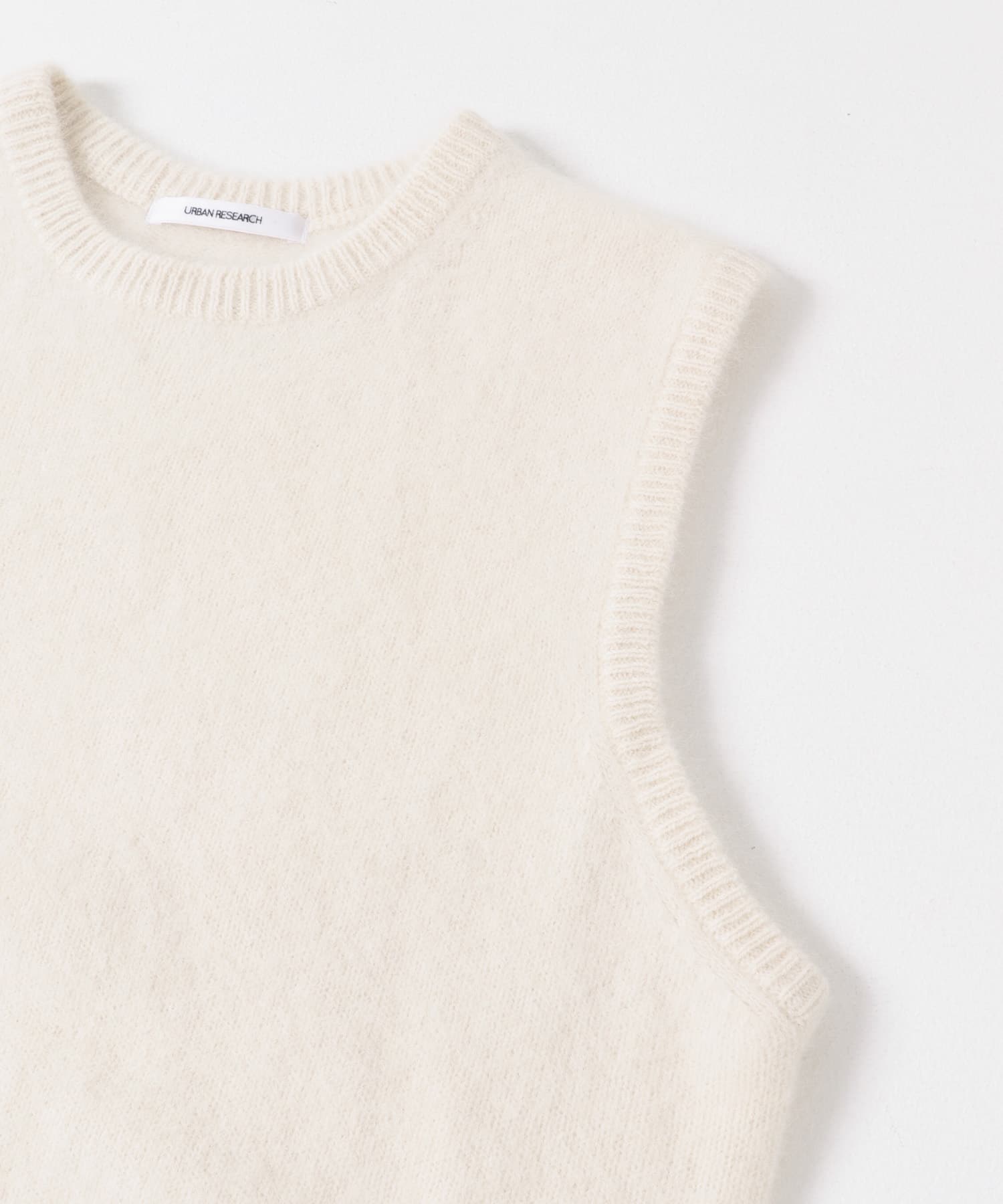 FOX/CASHMEREクルーネックベスト(FREE NAVY): トップス｜URBAN