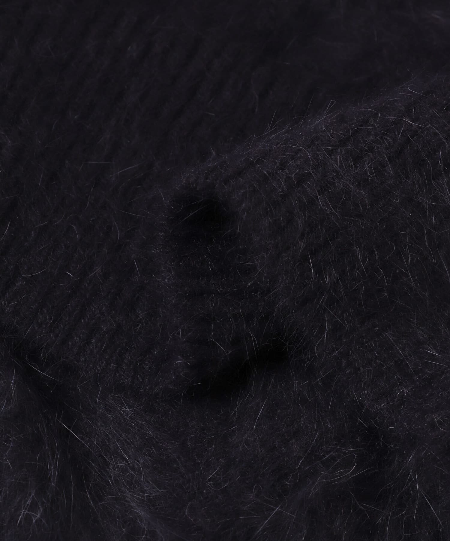 FOX/CASHMEREハーフスリーブニット NAVY FREE