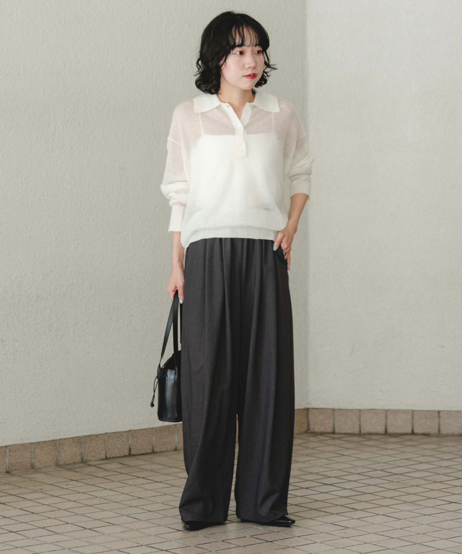 身長：170cm サイズ：38