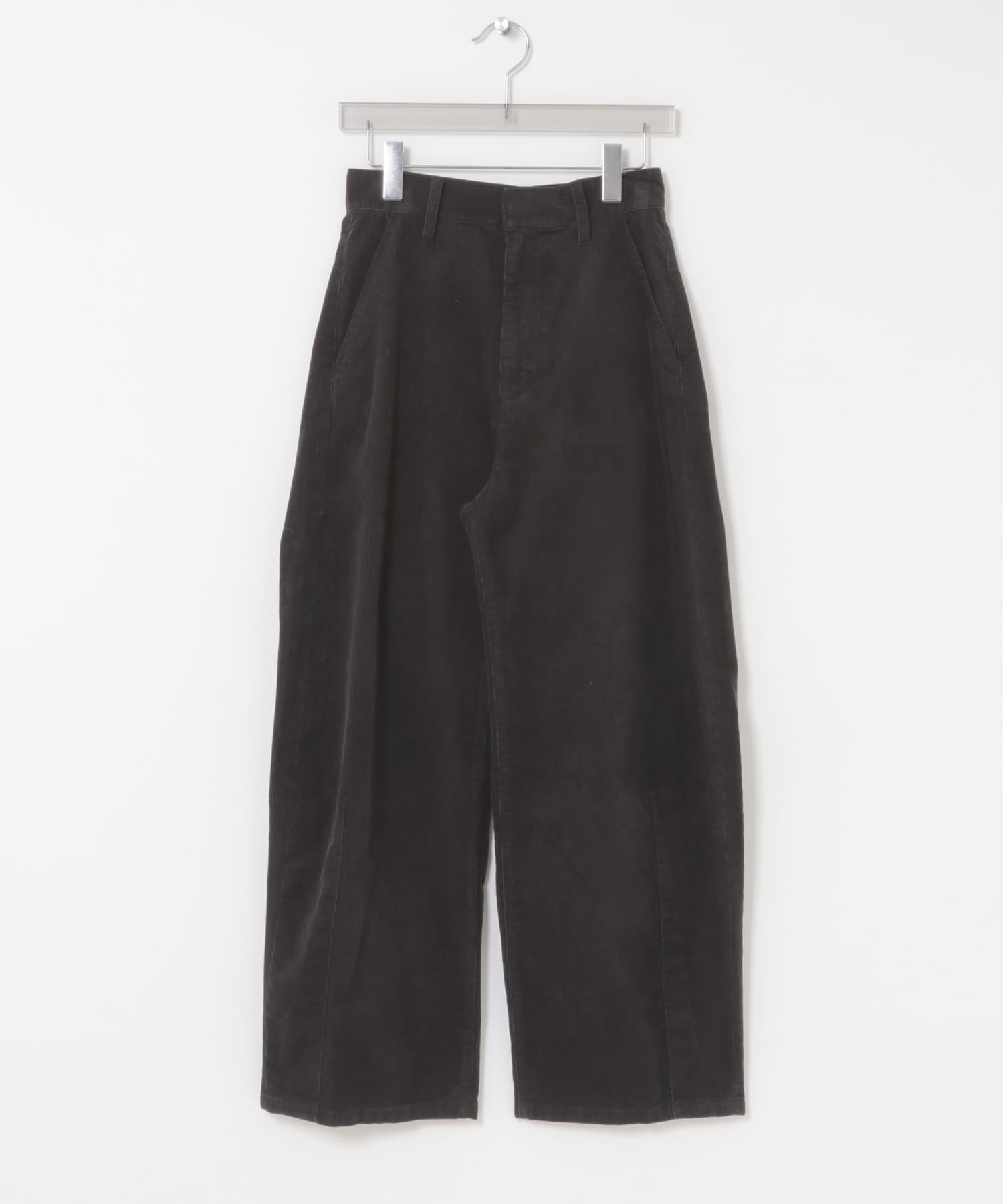 コーデュロイカーブパンツ CHARCOAL 36