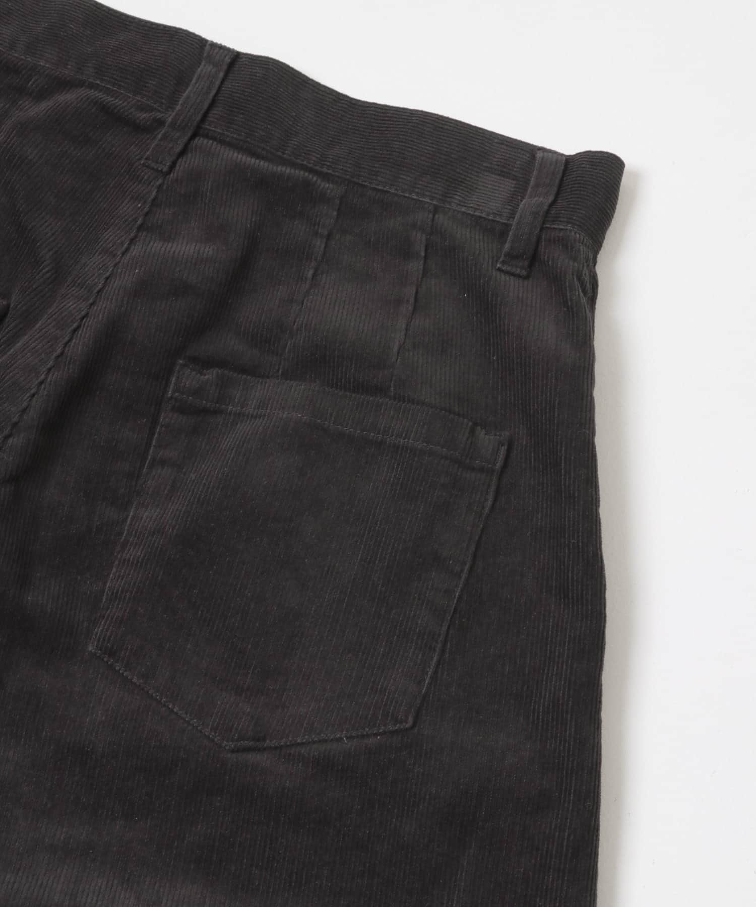 コーデュロイカーブパンツ CHARCOAL 36