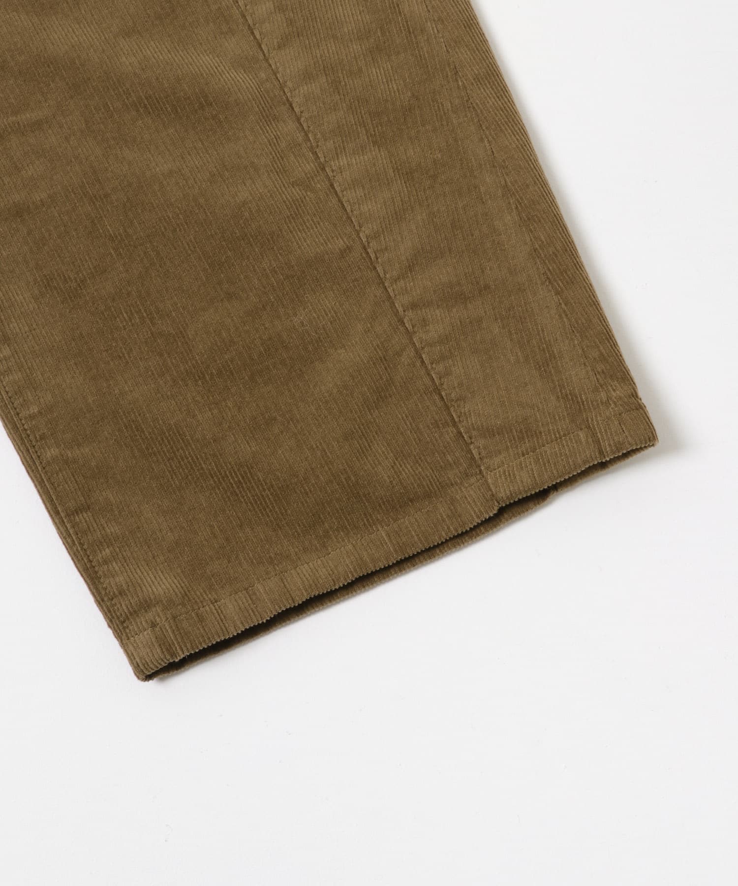 コーデュロイカーブパンツ KHK.BEIGE 36